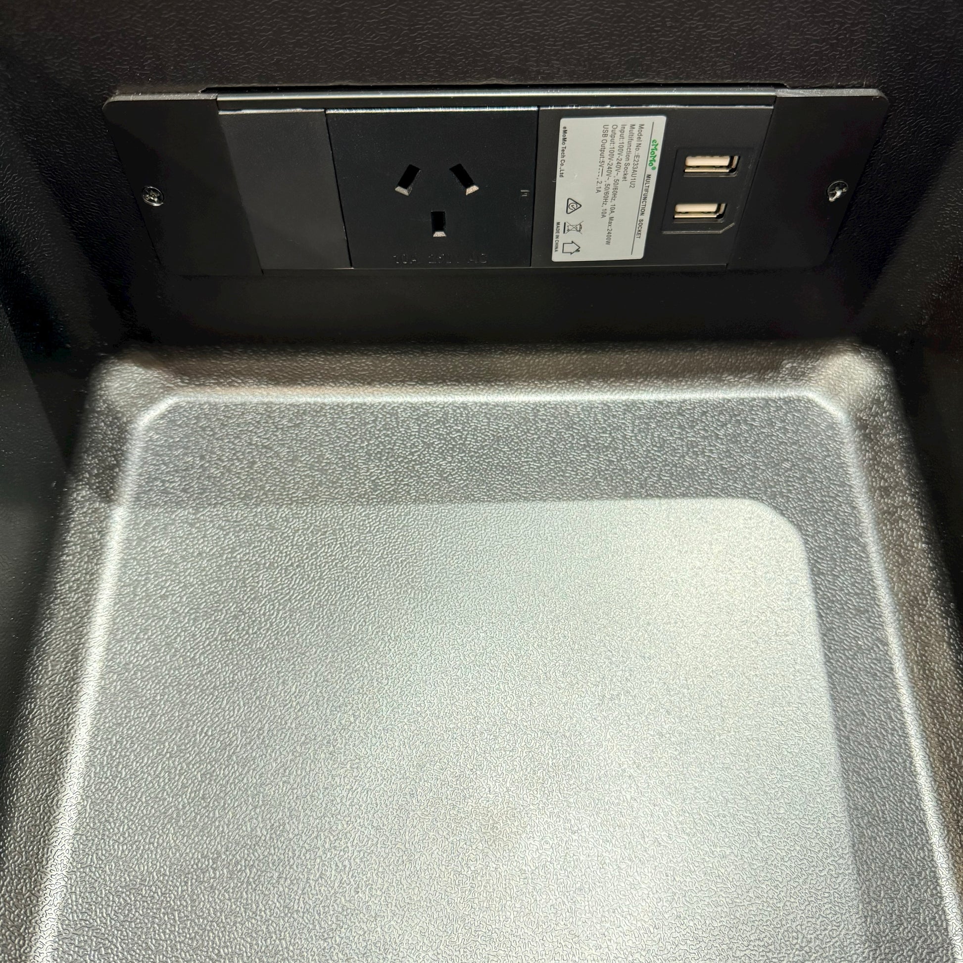 Coffs Harbour Electric Corner Lounge - Black Leather (LAF/Armless/Corner/Armless/Bar/RAF)