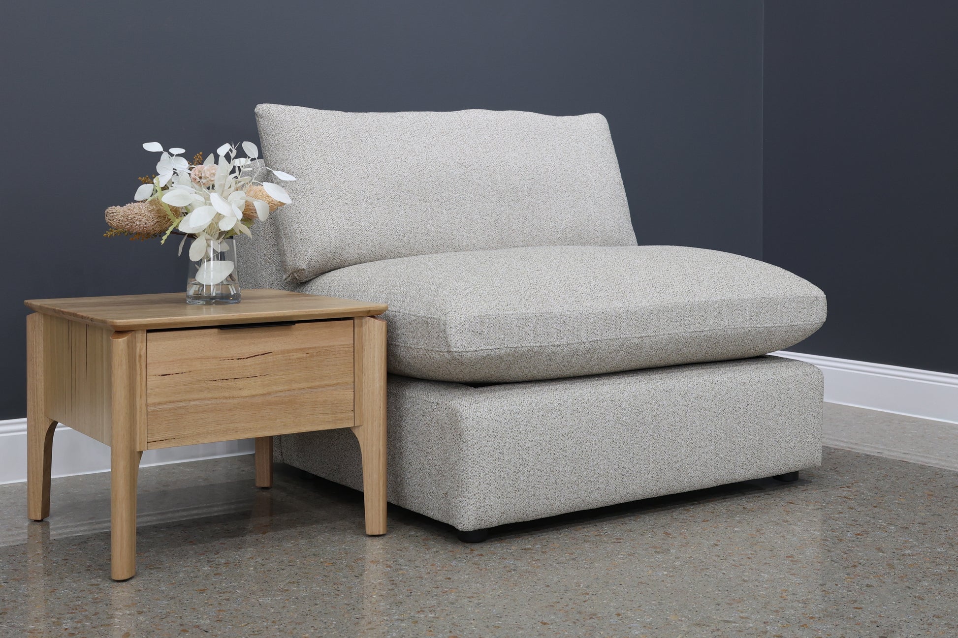 Richmond Armless Chair - Oatmeal