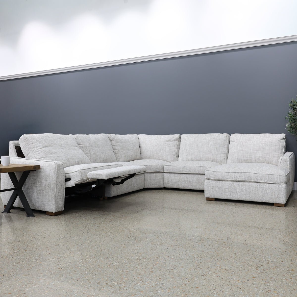Apollo Bay Corner Lounge w/ RHF Chaise - Soft Natural