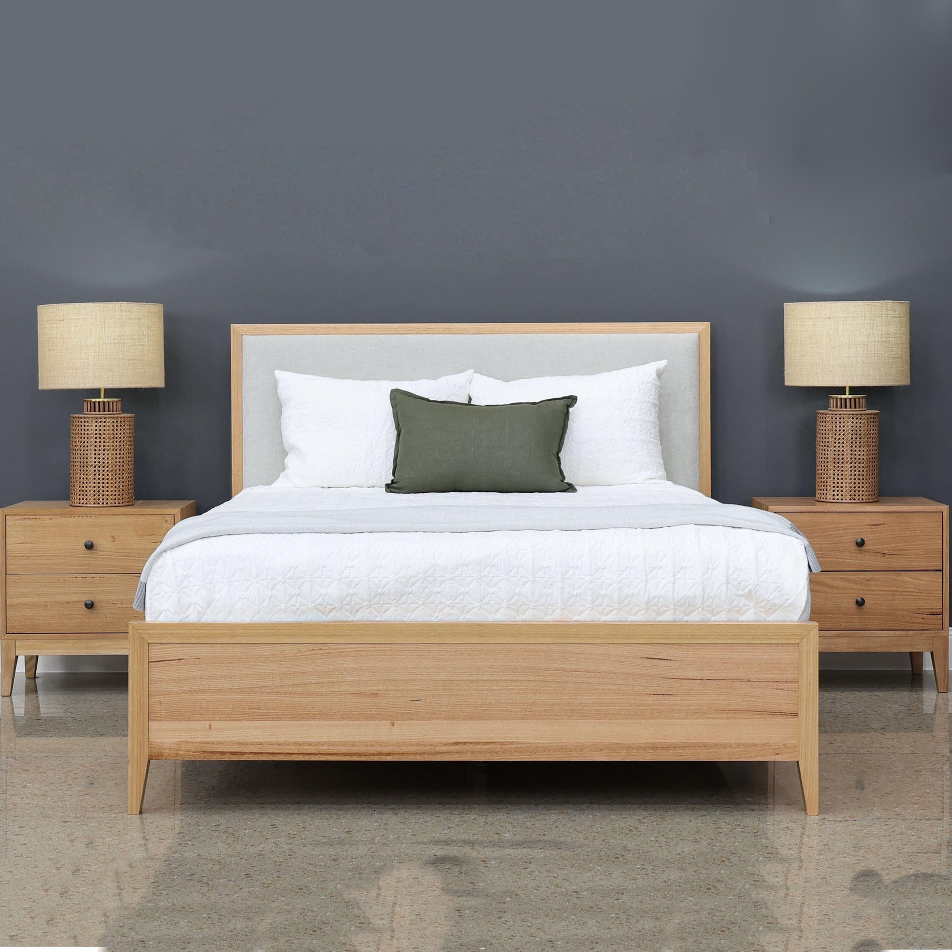Colmar Bed - Fabric Backrest