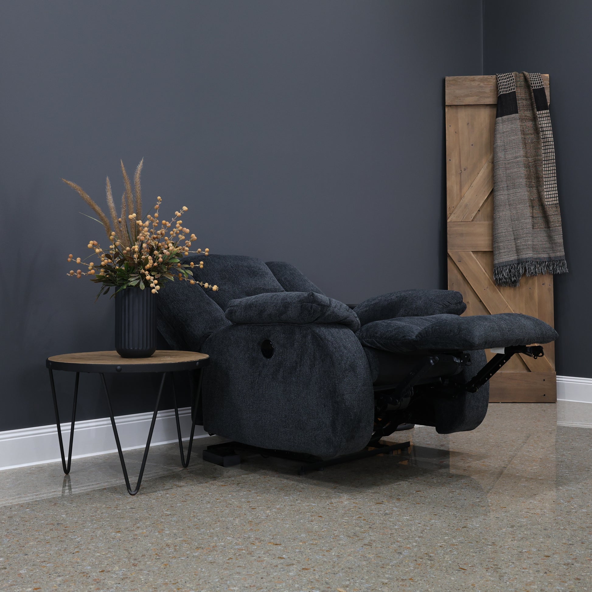 Werribee Electric Recliner - Caviar