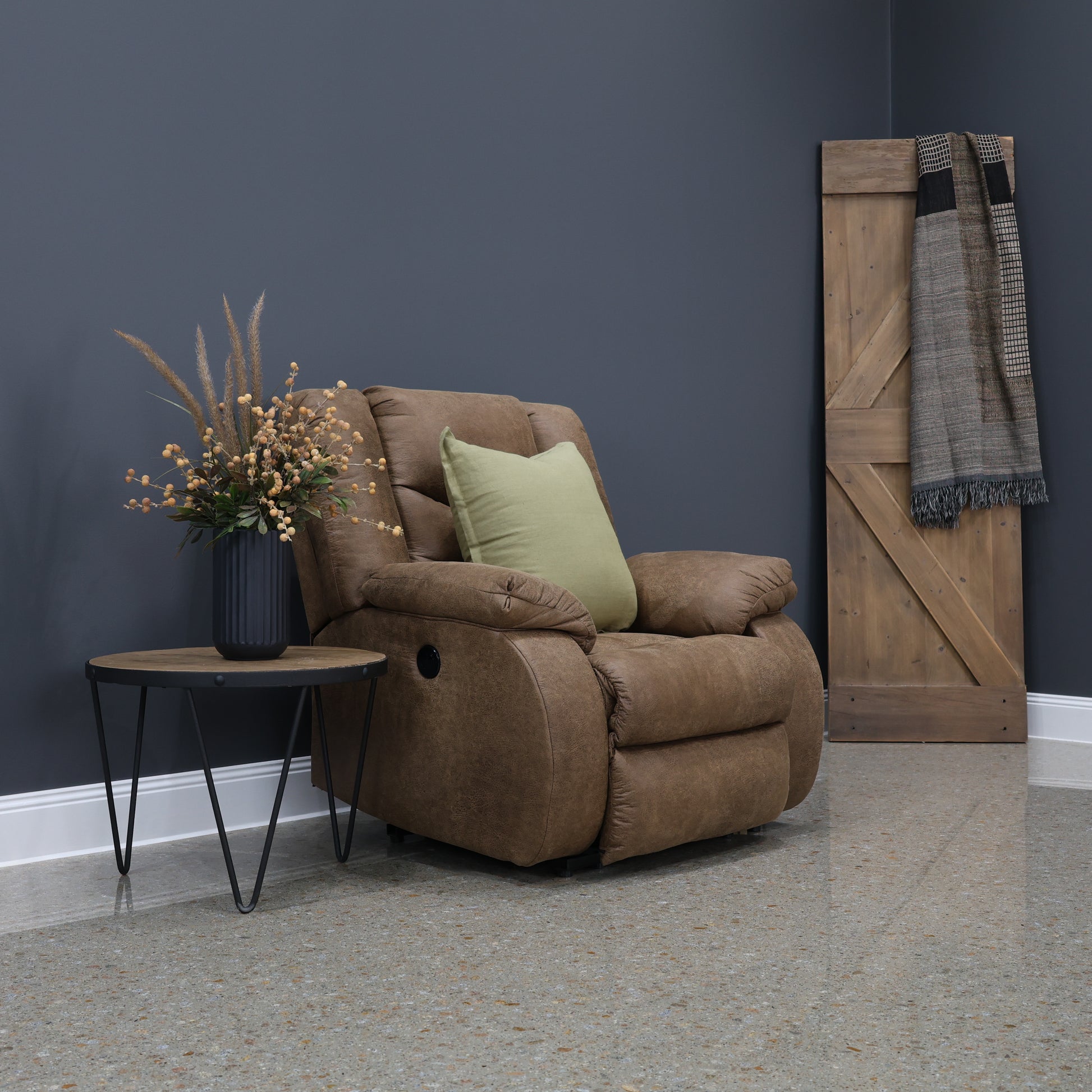 Werribee Electric Recliner - Tan