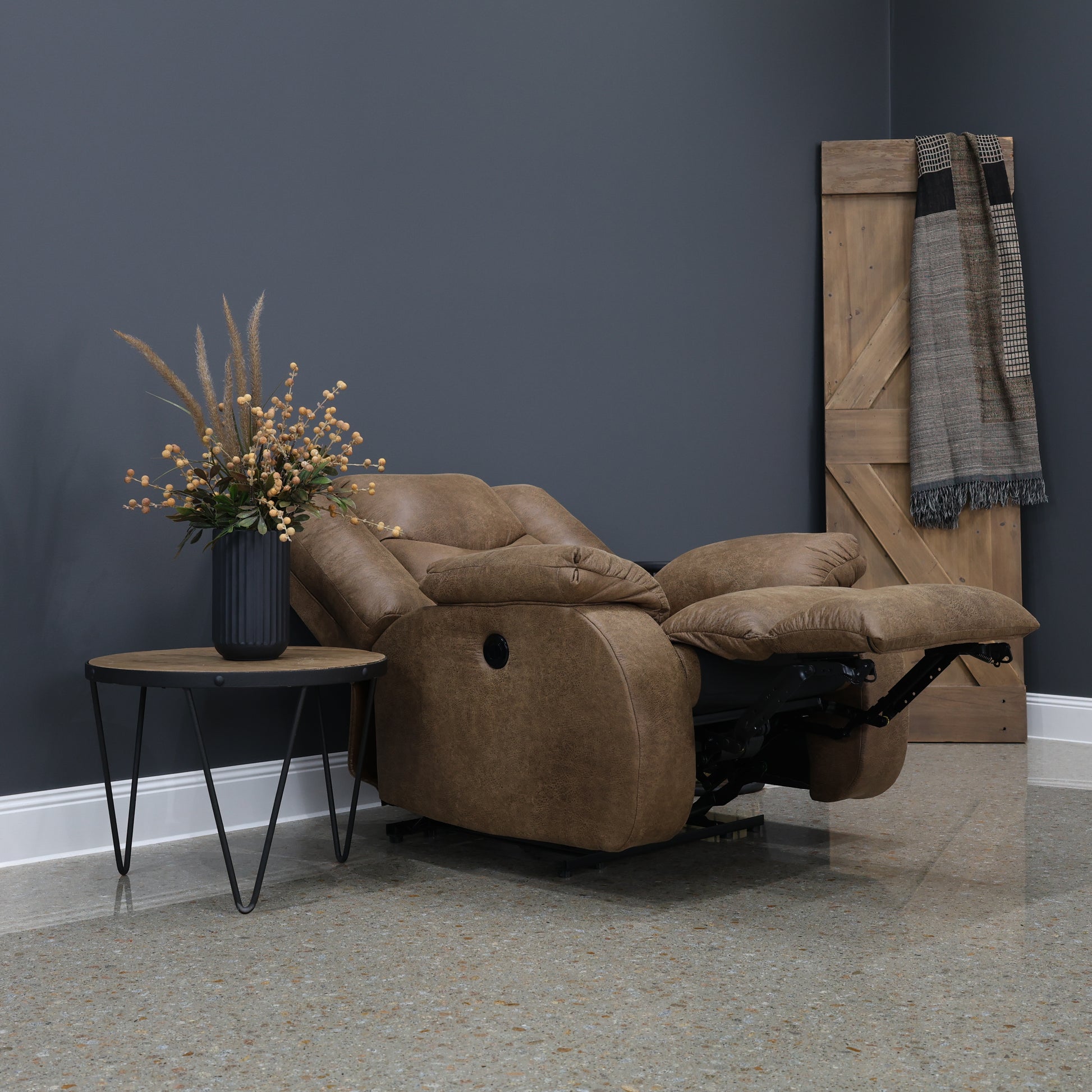 Werribee Electric Recliner - Tan