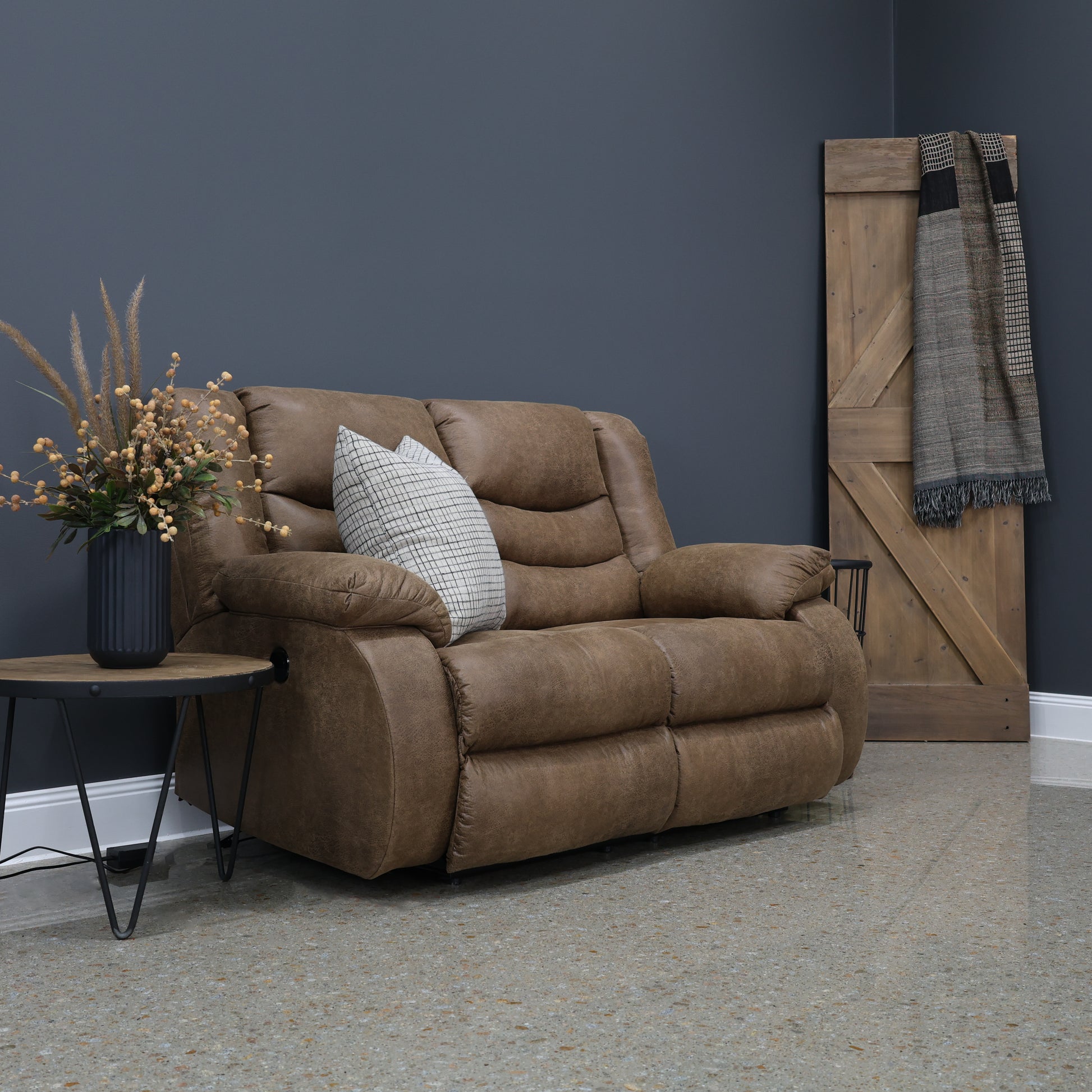 Werribee Electric Reclining Loveseat - Tan