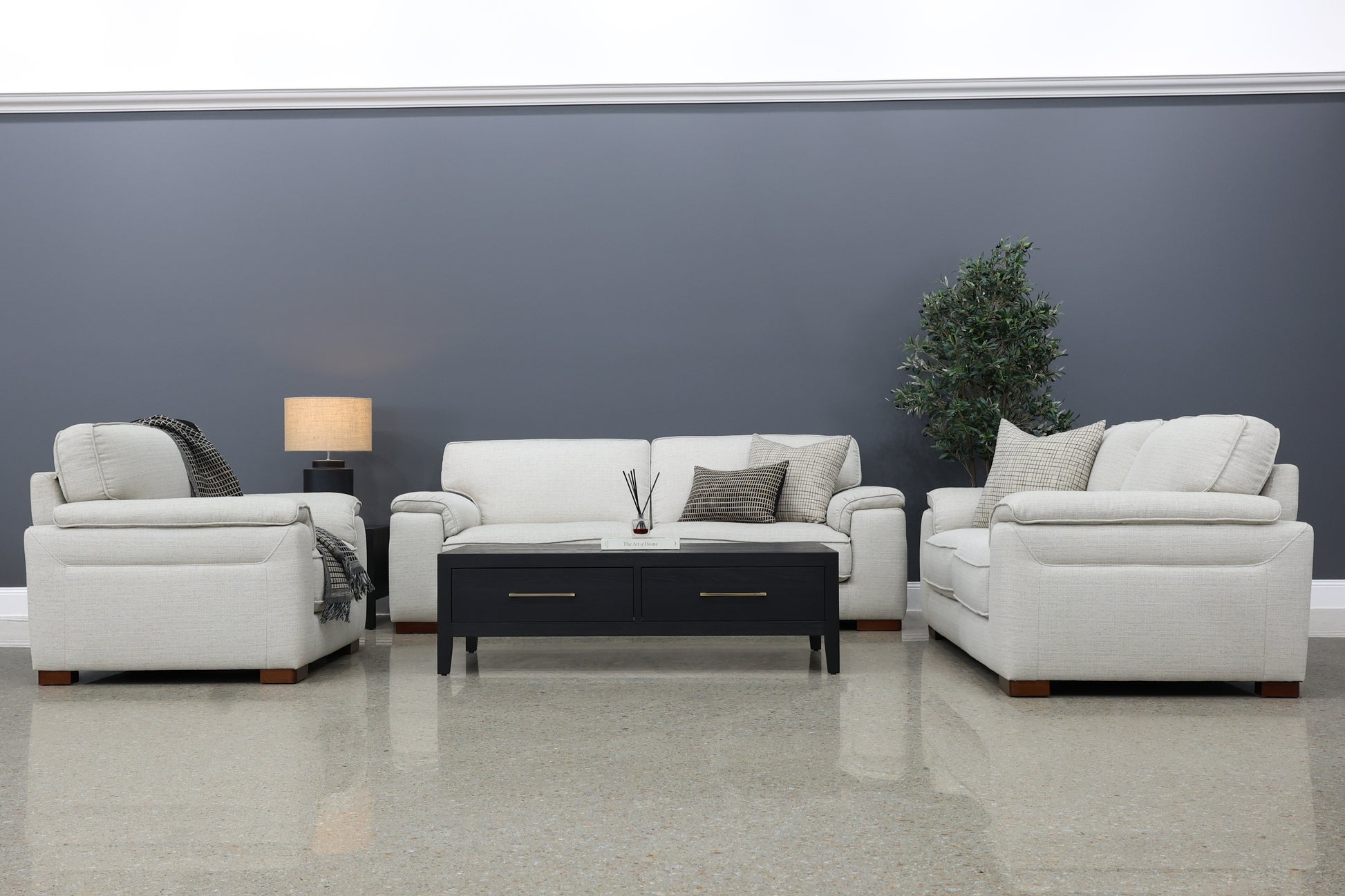 Rostrevor 2 Seater Loveseat - Natural