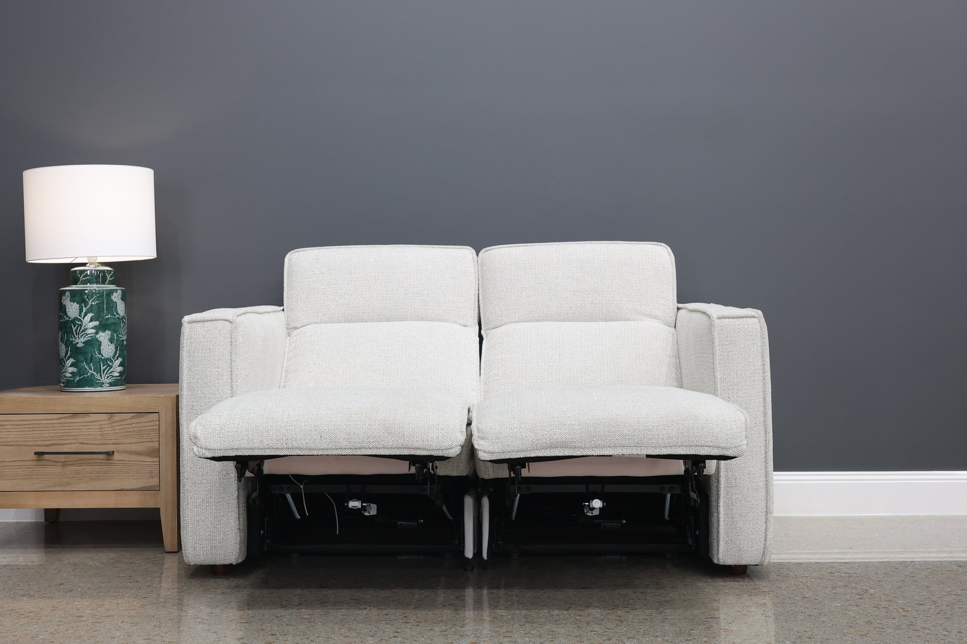 Albury 2 Seater Dual Motor Sofa - Natural Fabric