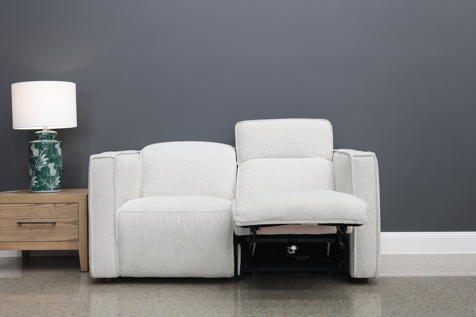 Albury 2 Seater Dual Motor Sofa - Natural Fabric