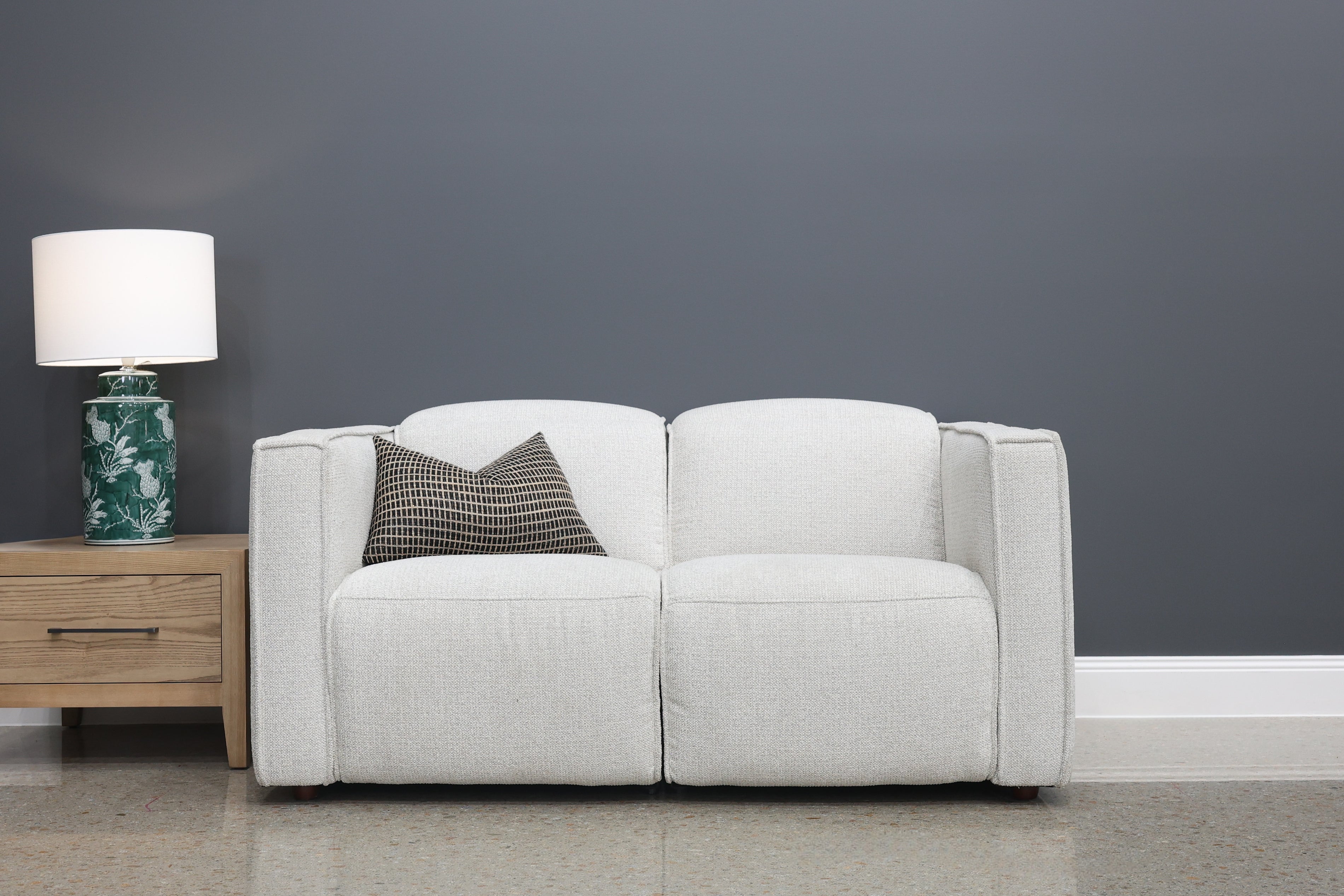 Albury 2 Seater Dual Motor Sofa - Natural Fabric