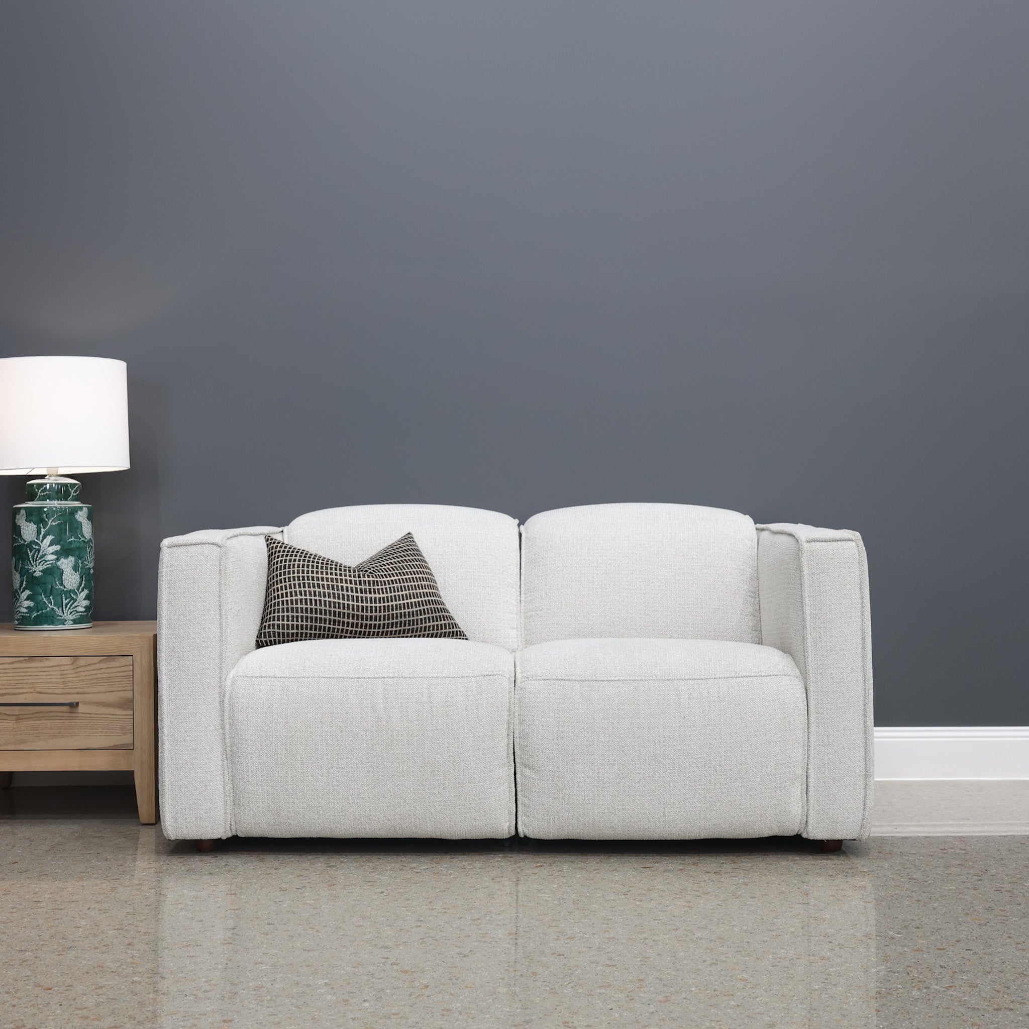 Albury 2 Seater Dual Motor Sofa - Natural Fabric