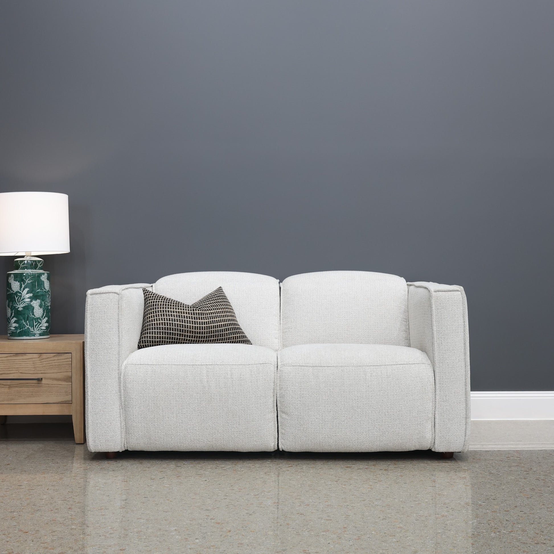 Albury 2 Seater Dual Motor Sofa - Natural Fabric