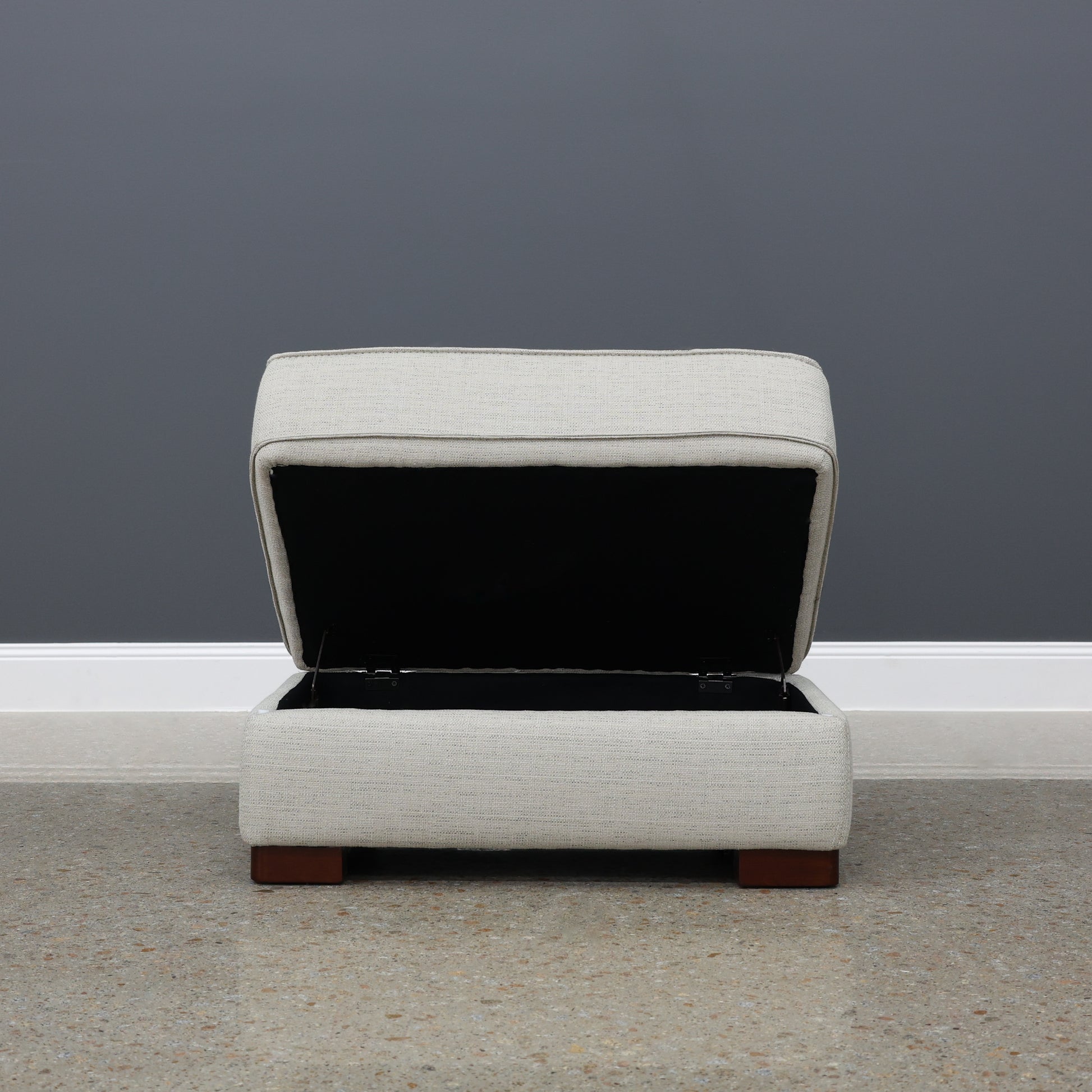 Rostrevor Ottoman With Storage - Natural
