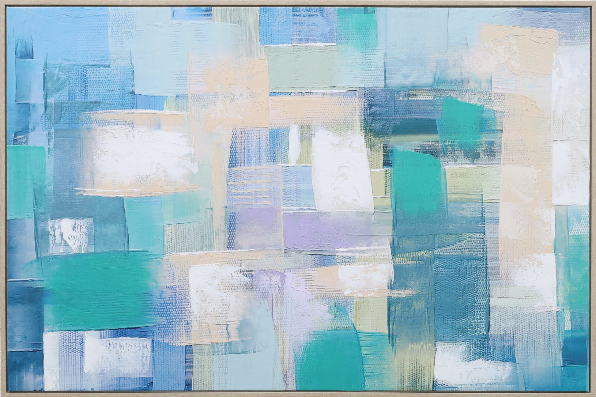 Blue Block Canvas