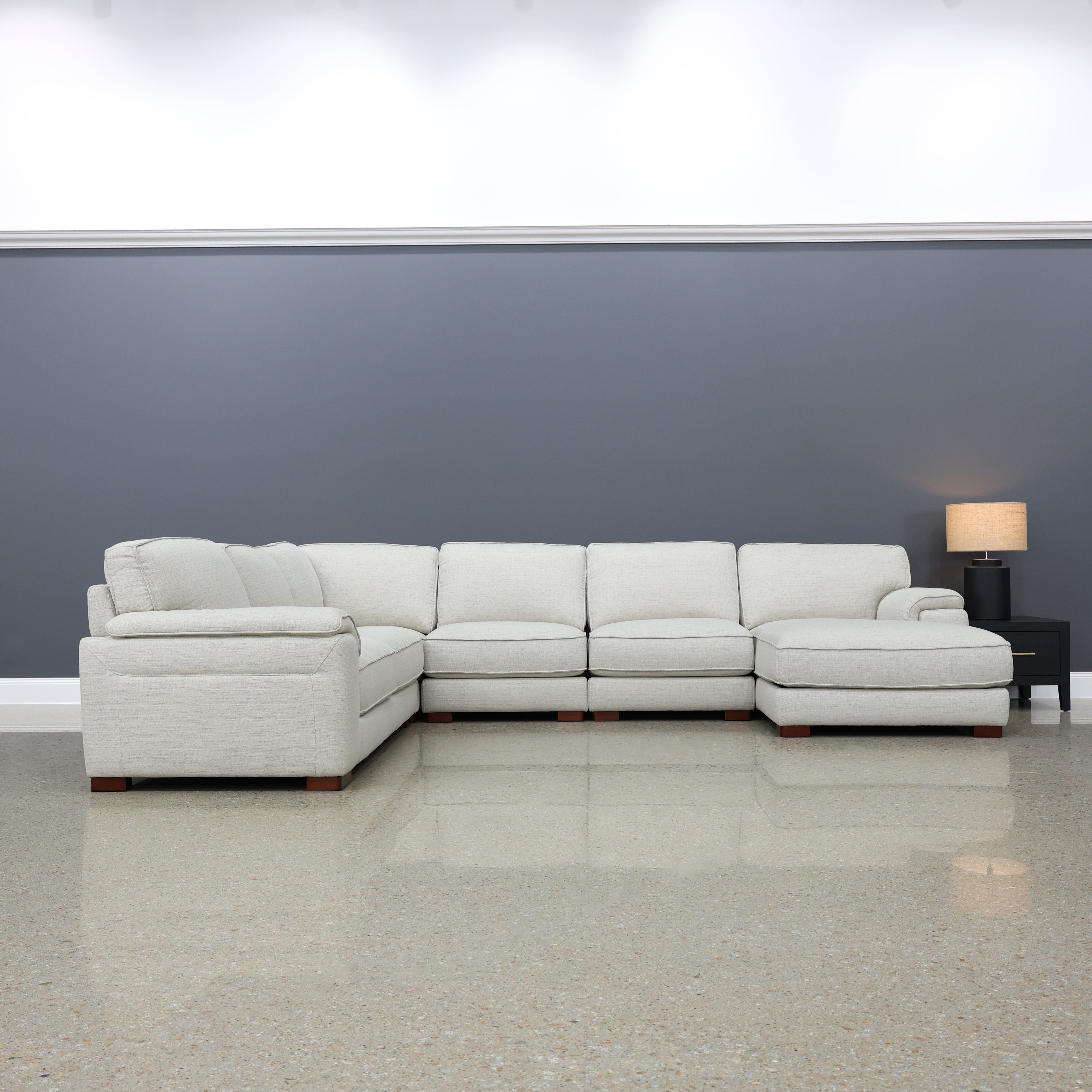 Rostrevor Corner Lounge w/ Chaise - Natural
