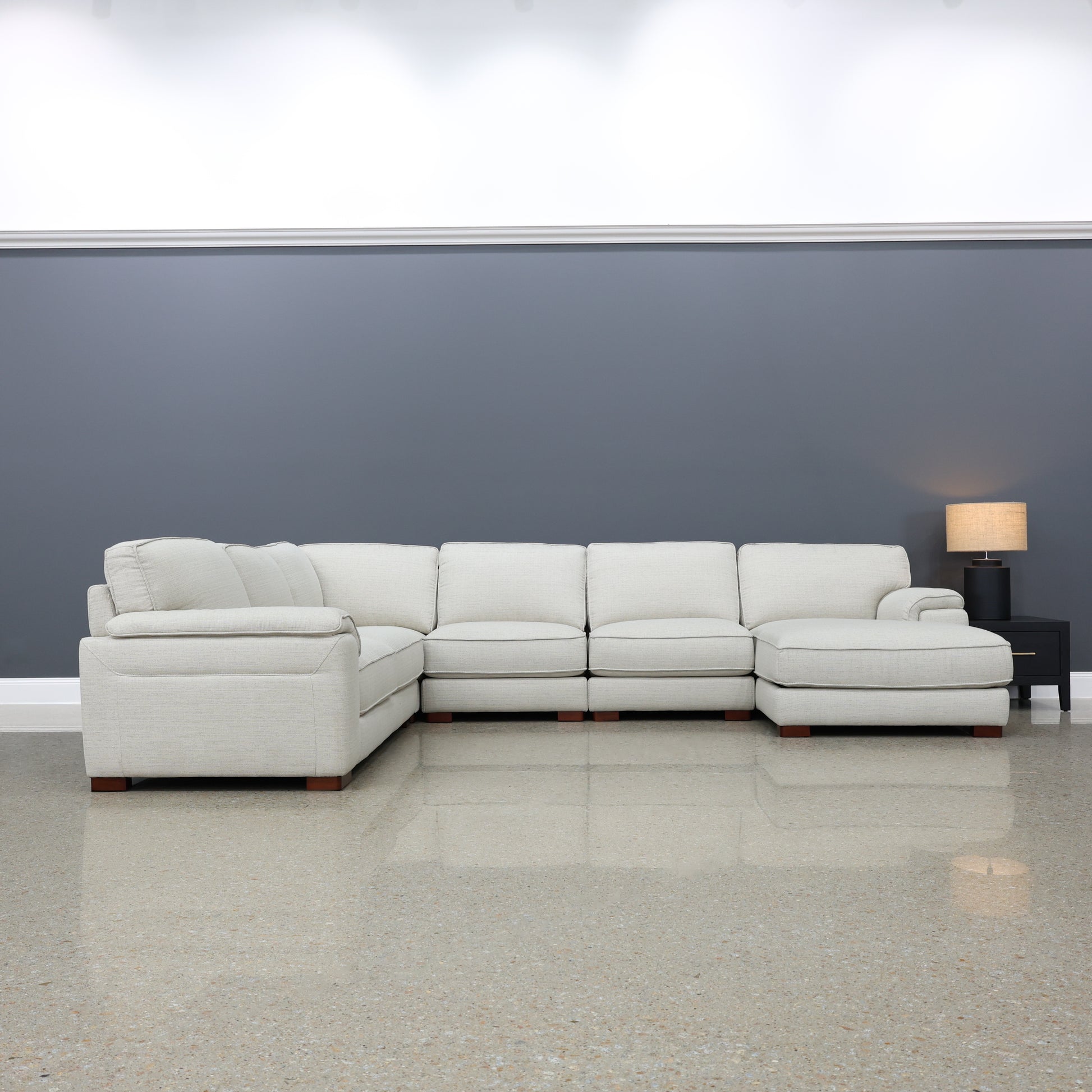 Rostrevor Corner Lounge w/ Chaise - Natural