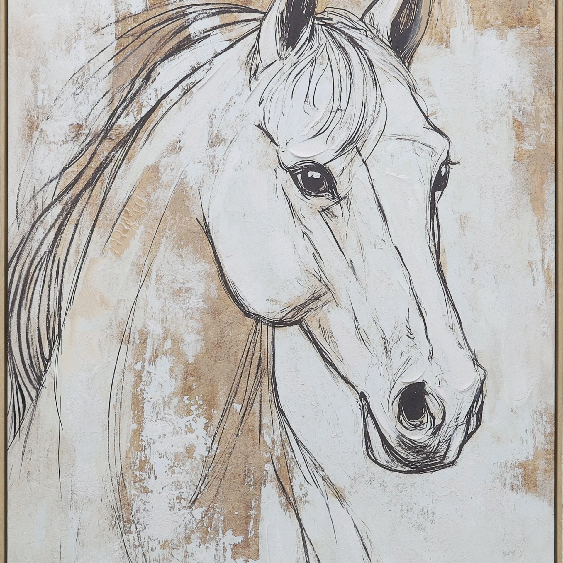 Hugo Horse Canvas