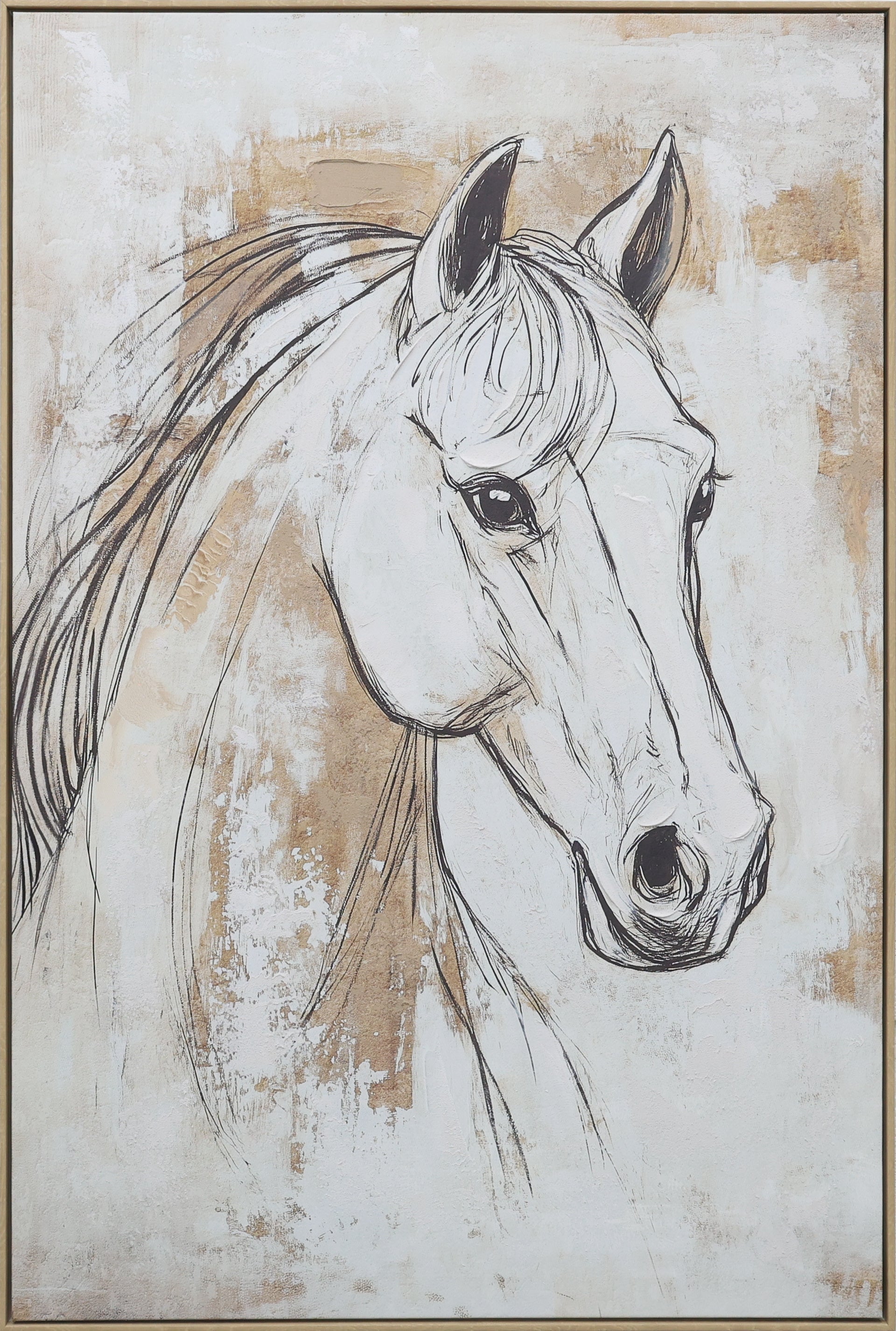 Hugo Horse Canvas