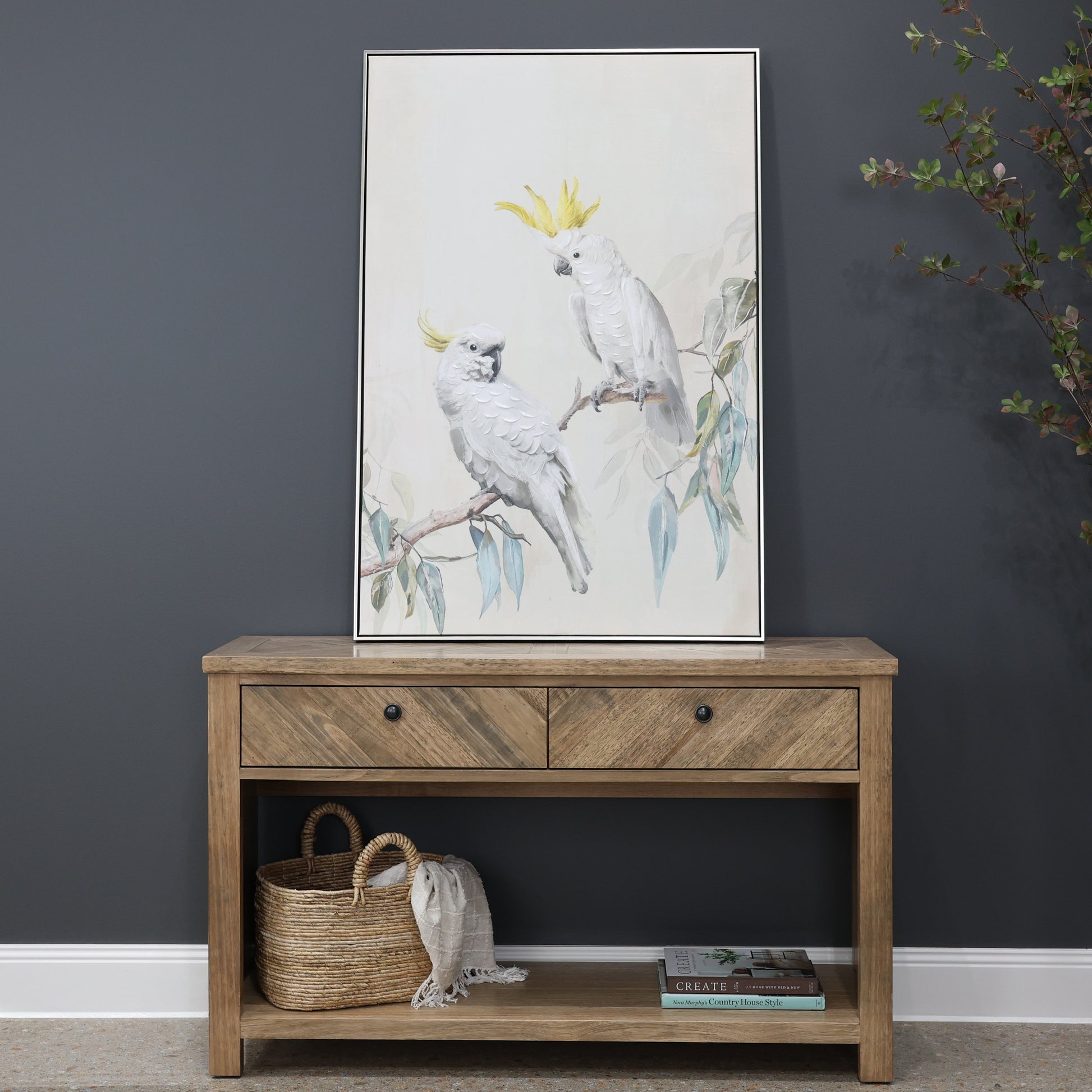 Birds On The Branch Canvas
