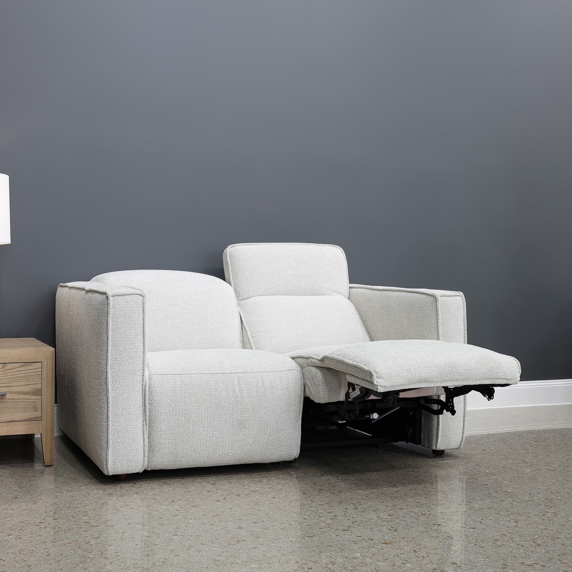 Albury 2 Seater Dual Motor Sofa - Natural Fabric