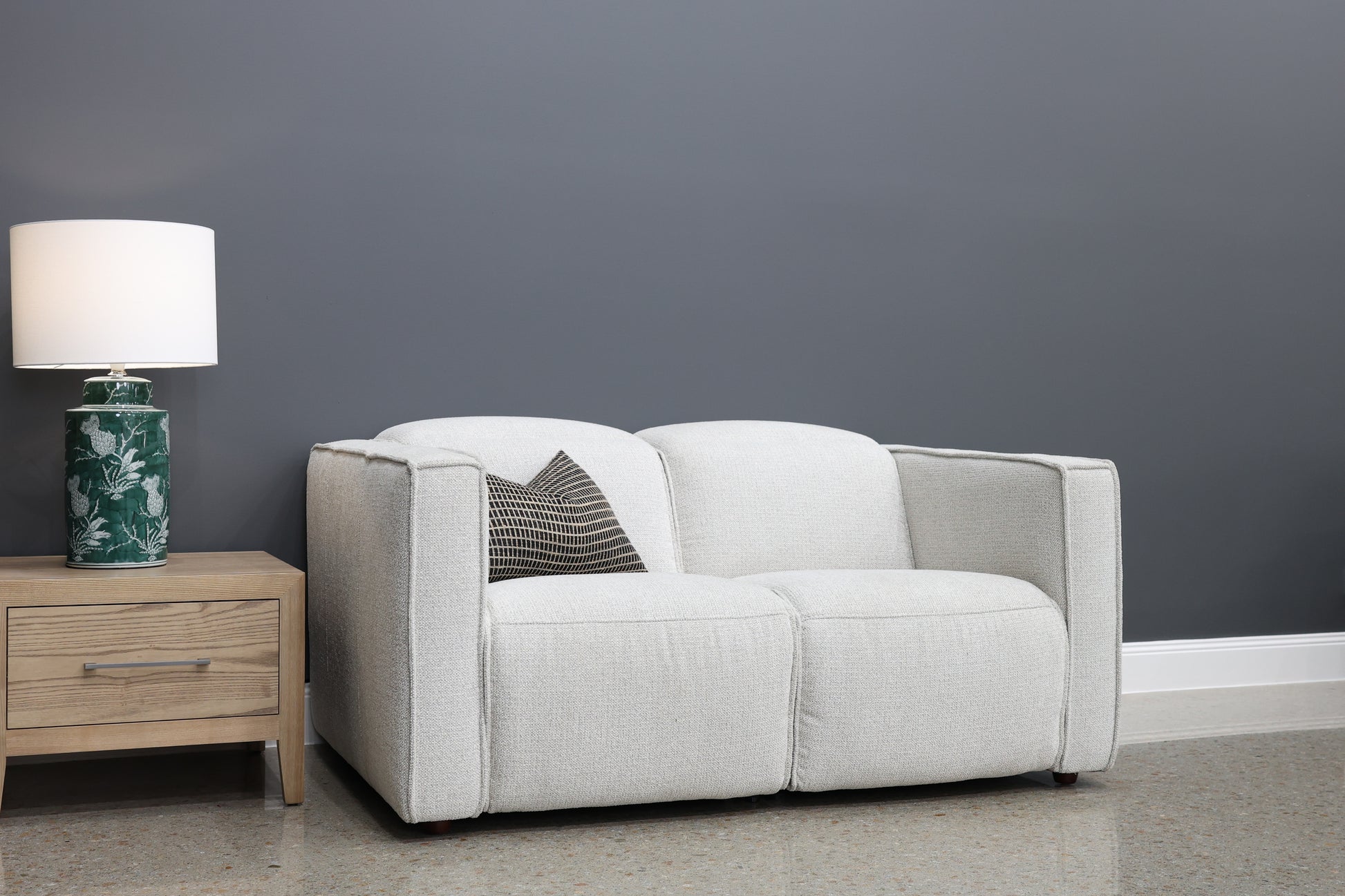 Albury 2 Seater Dual Motor Sofa - Natural Fabric