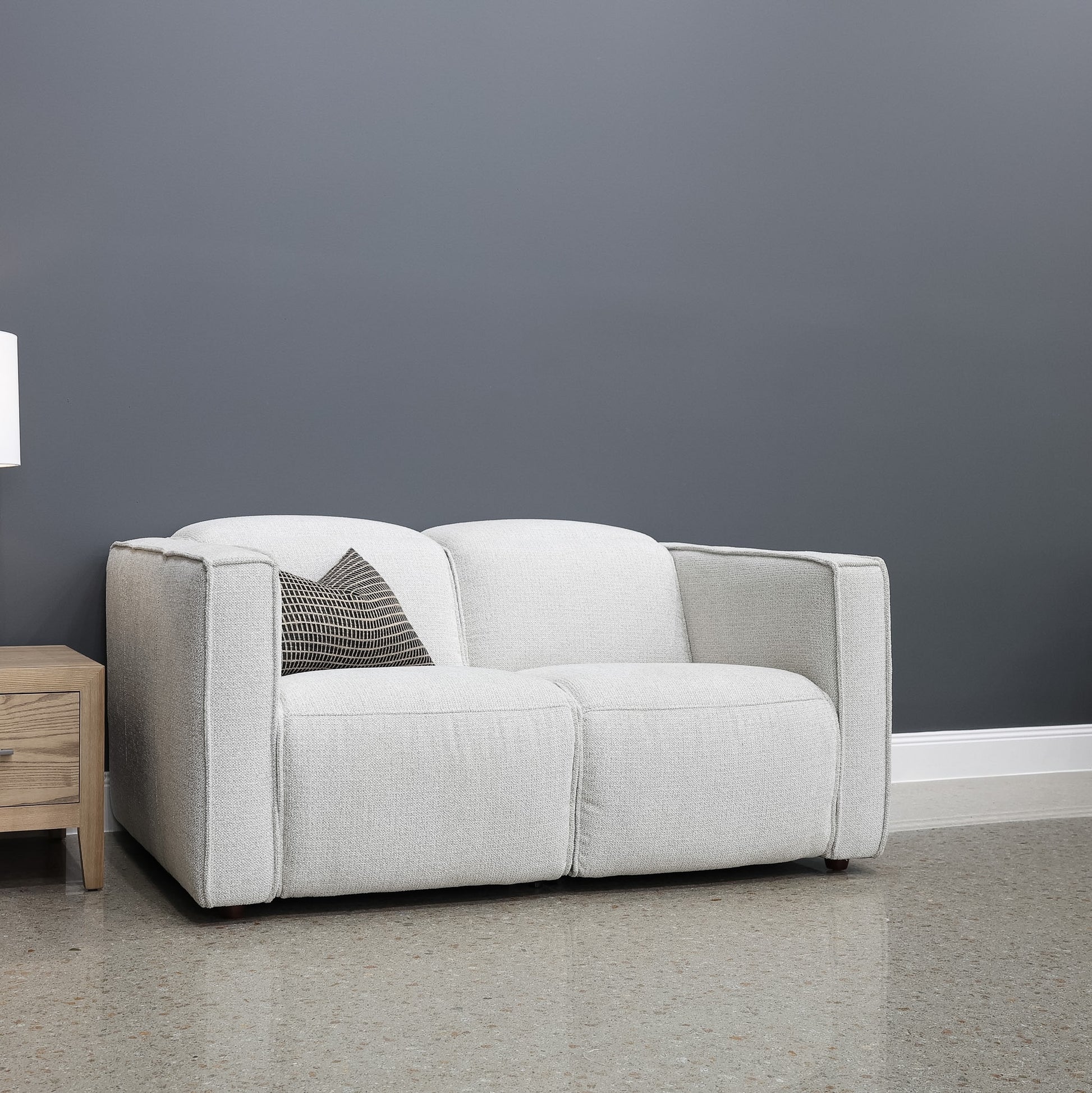 Albury 2 Seater Dual Motor Sofa - Natural Fabric