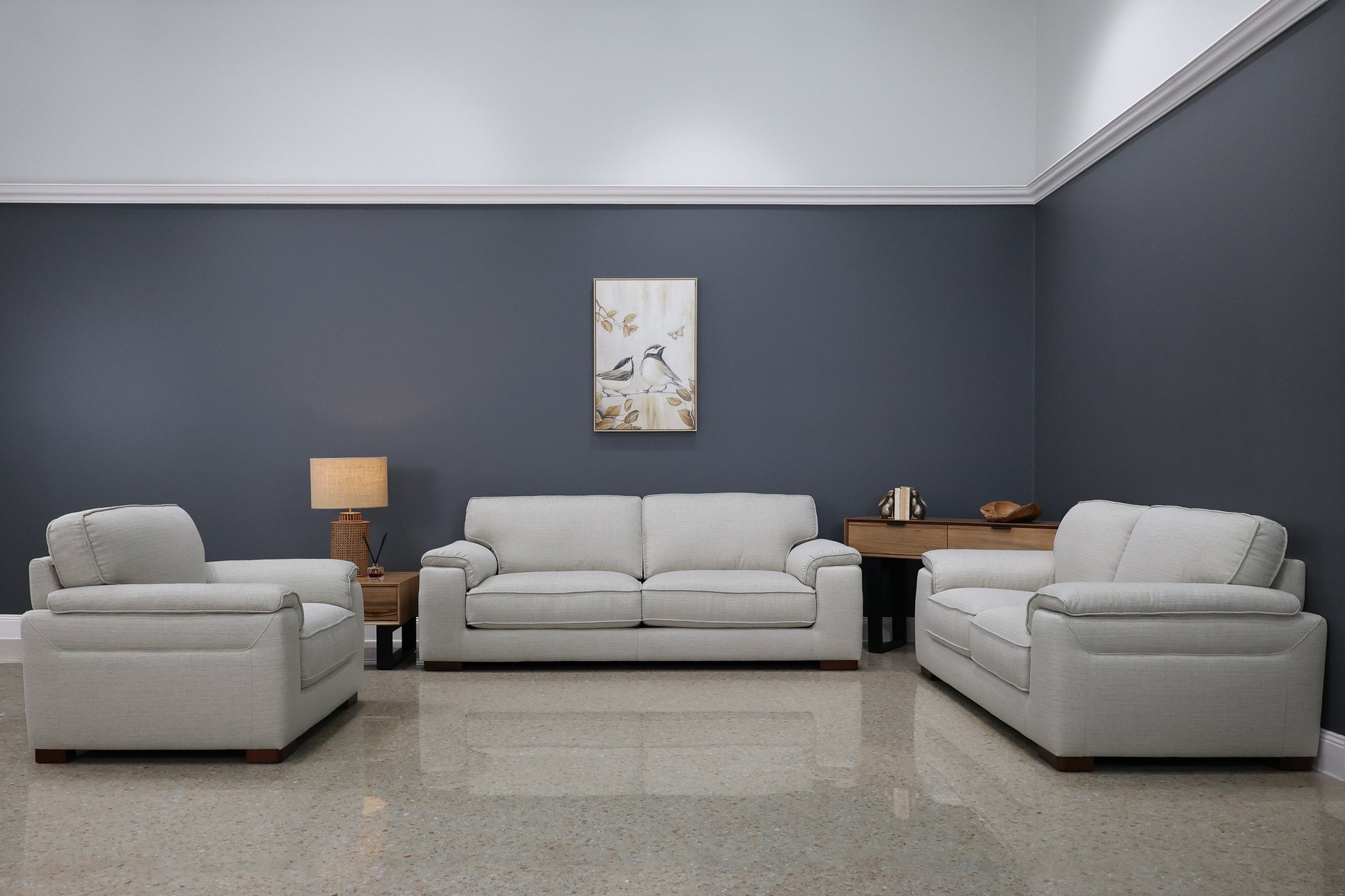 Rostrevor 3 Seater Sofa - Natural