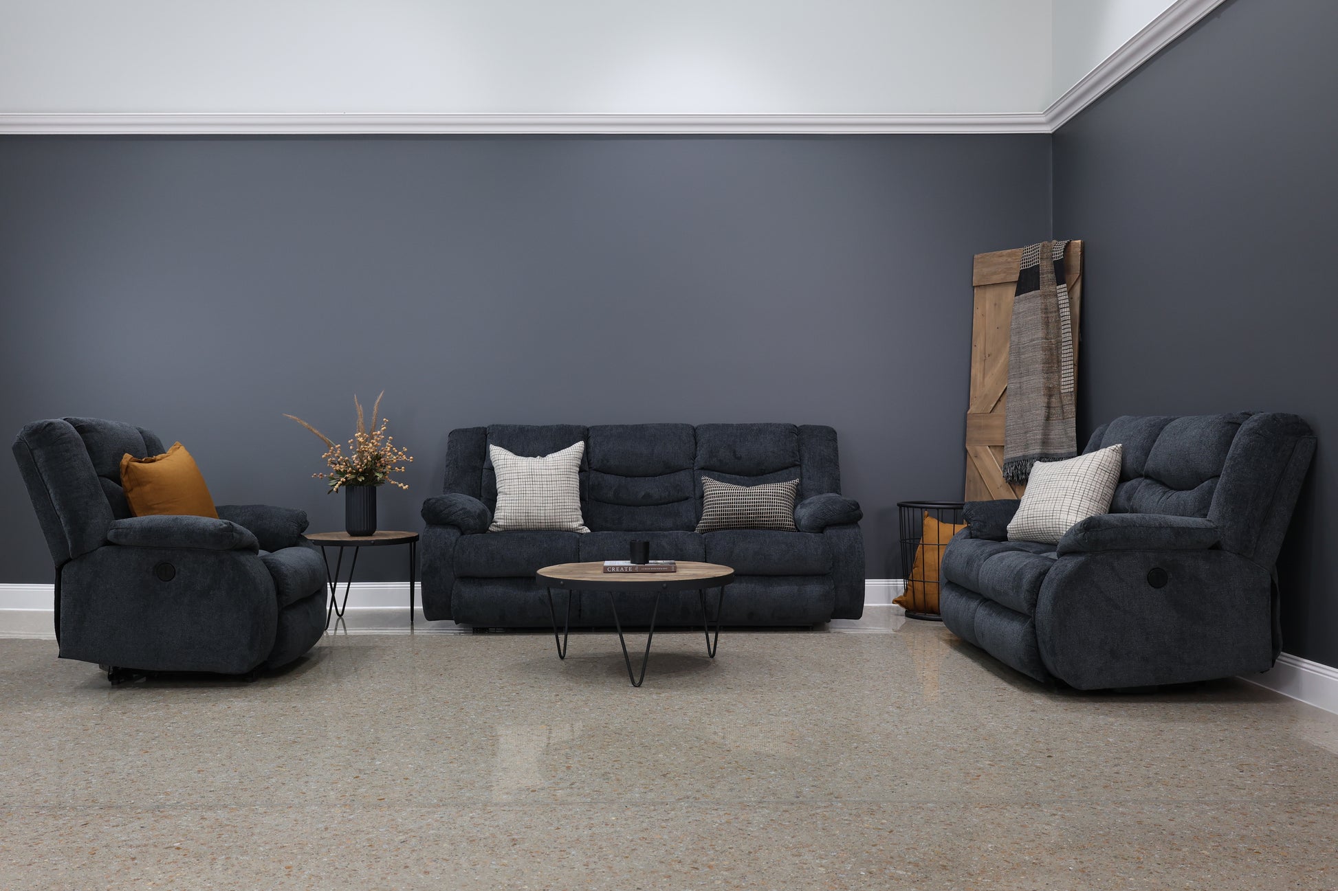 Werribee Electric Recliner - Caviar