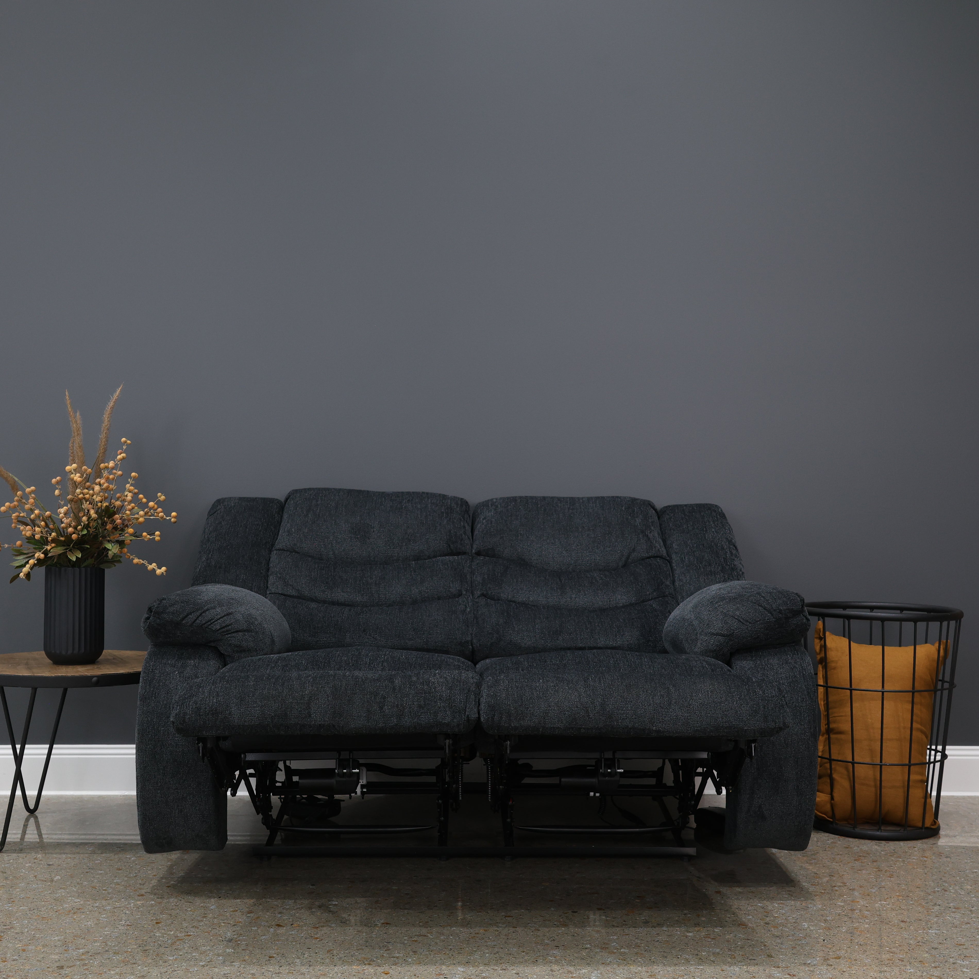 Werribee Electric Reclining Loveseat - Caviar