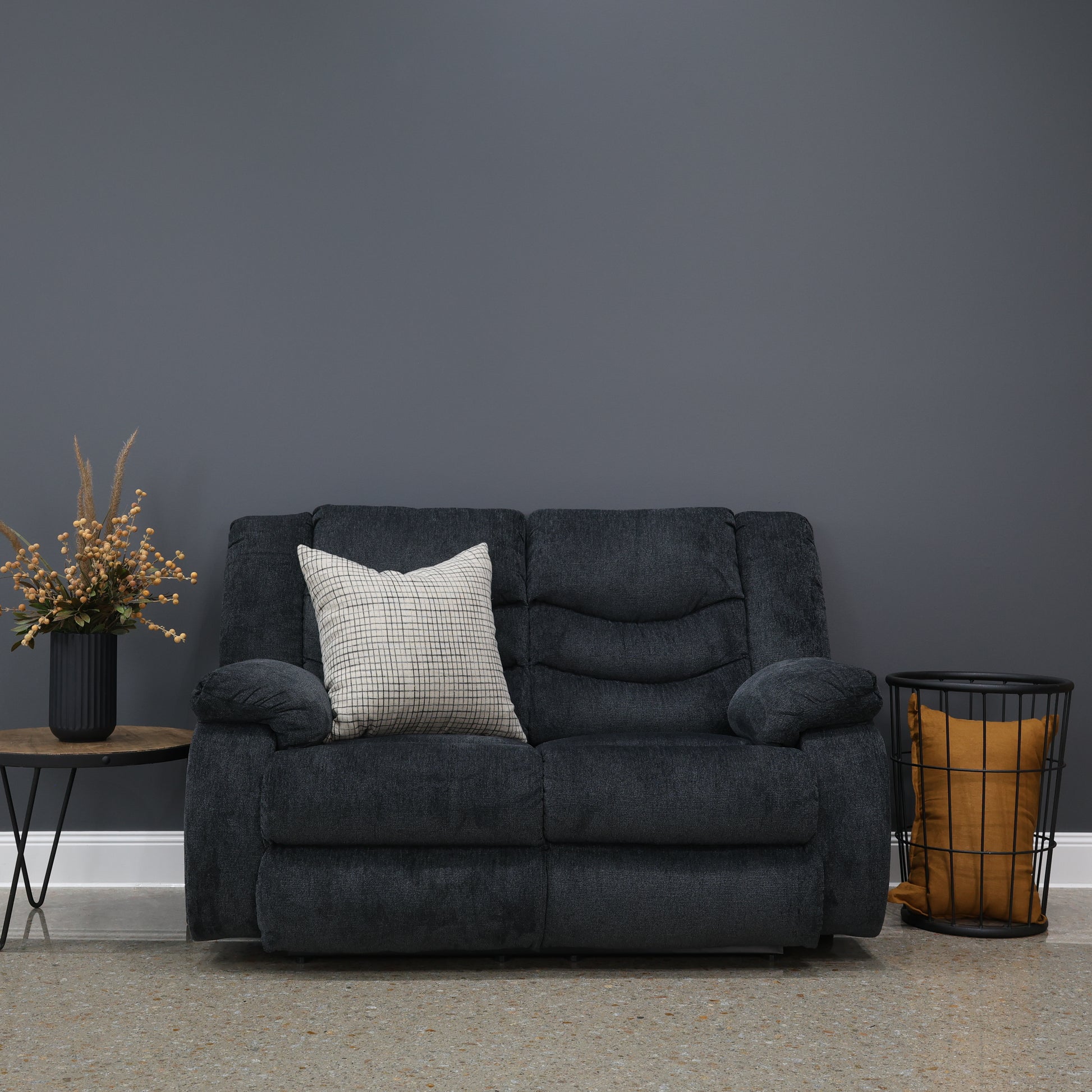 Werribee Electric Reclining Loveseat - Caviar