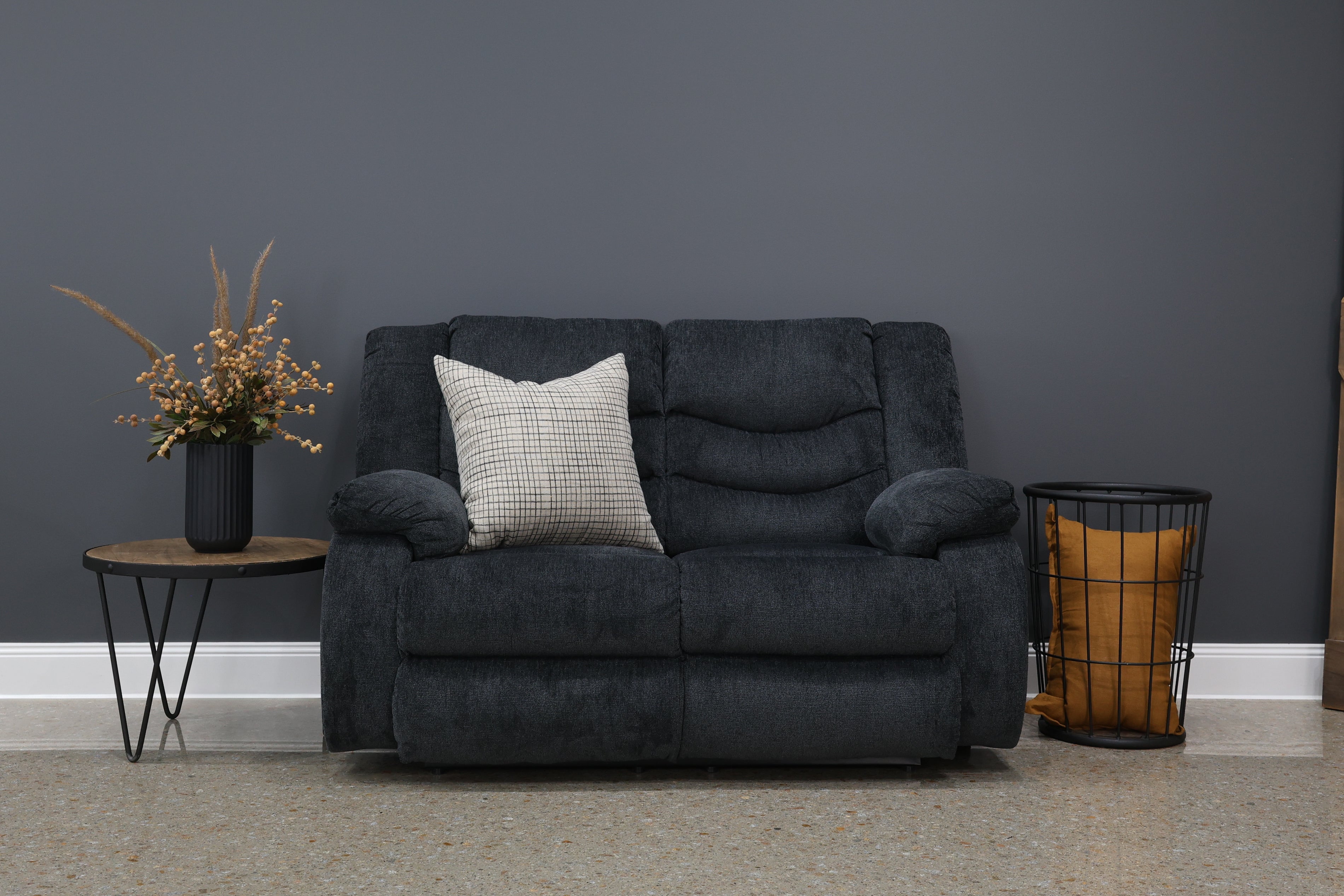 Werribee Electric Reclining Loveseat - Caviar