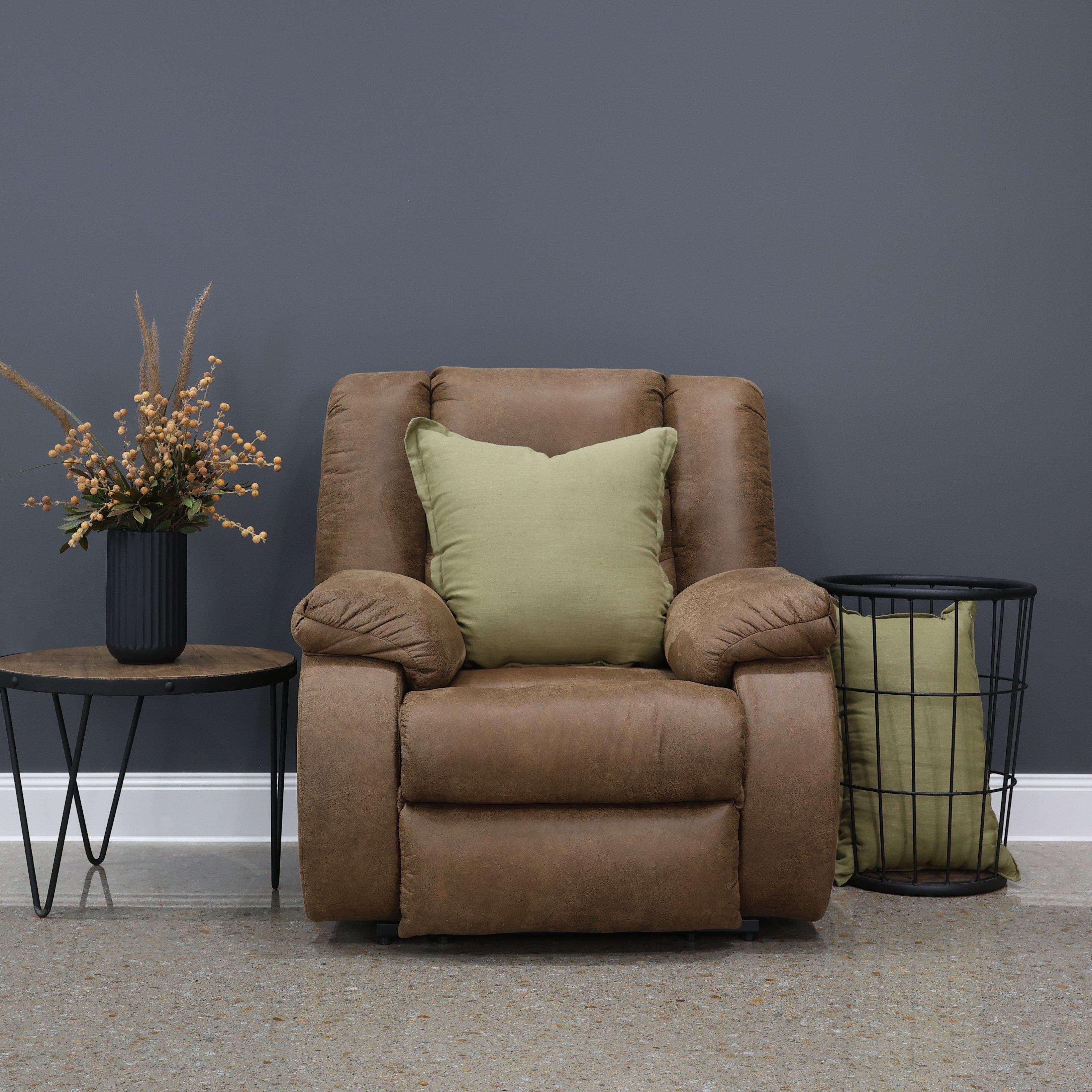 Werribee Electric Recliner - Tan