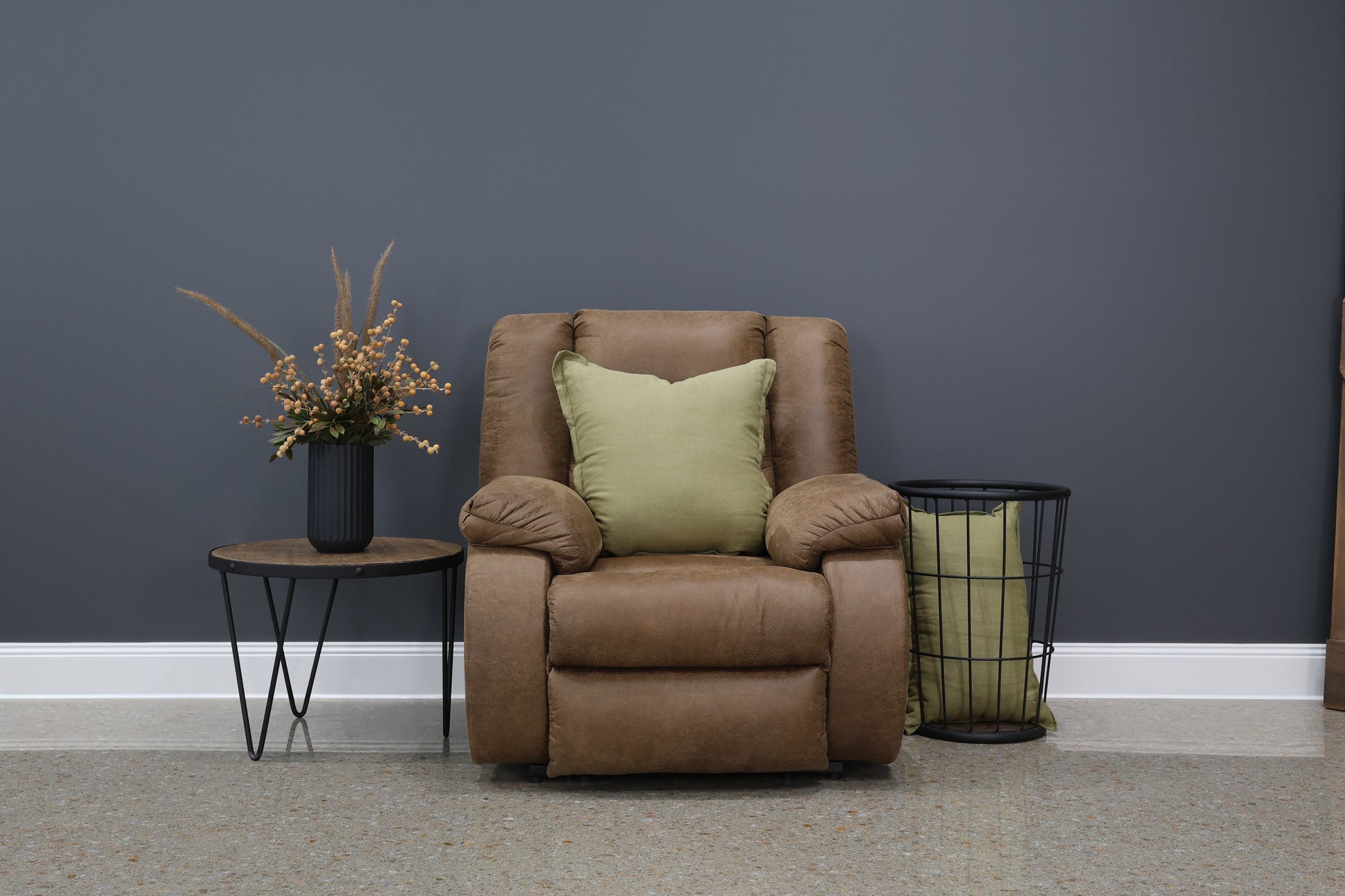 Werribee Electric Recliner - Tan
