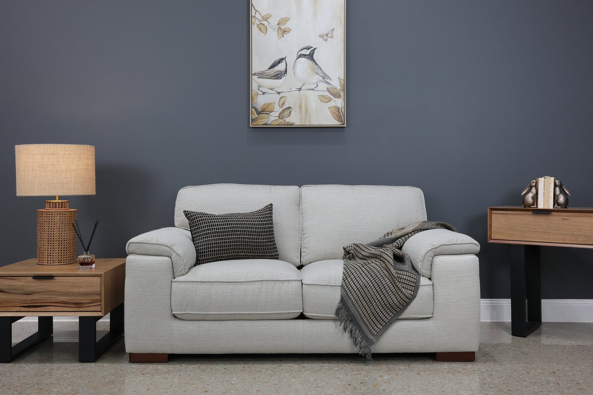 Rostrevor 2 Seater Loveseat - Natural