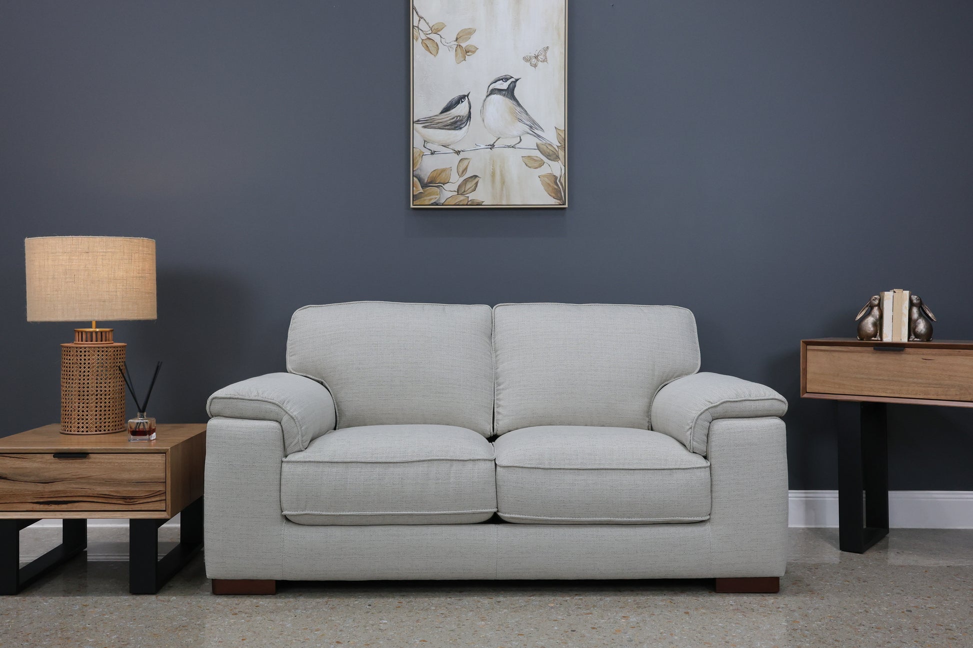 Rostrevor 2 Seater Loveseat - Natural