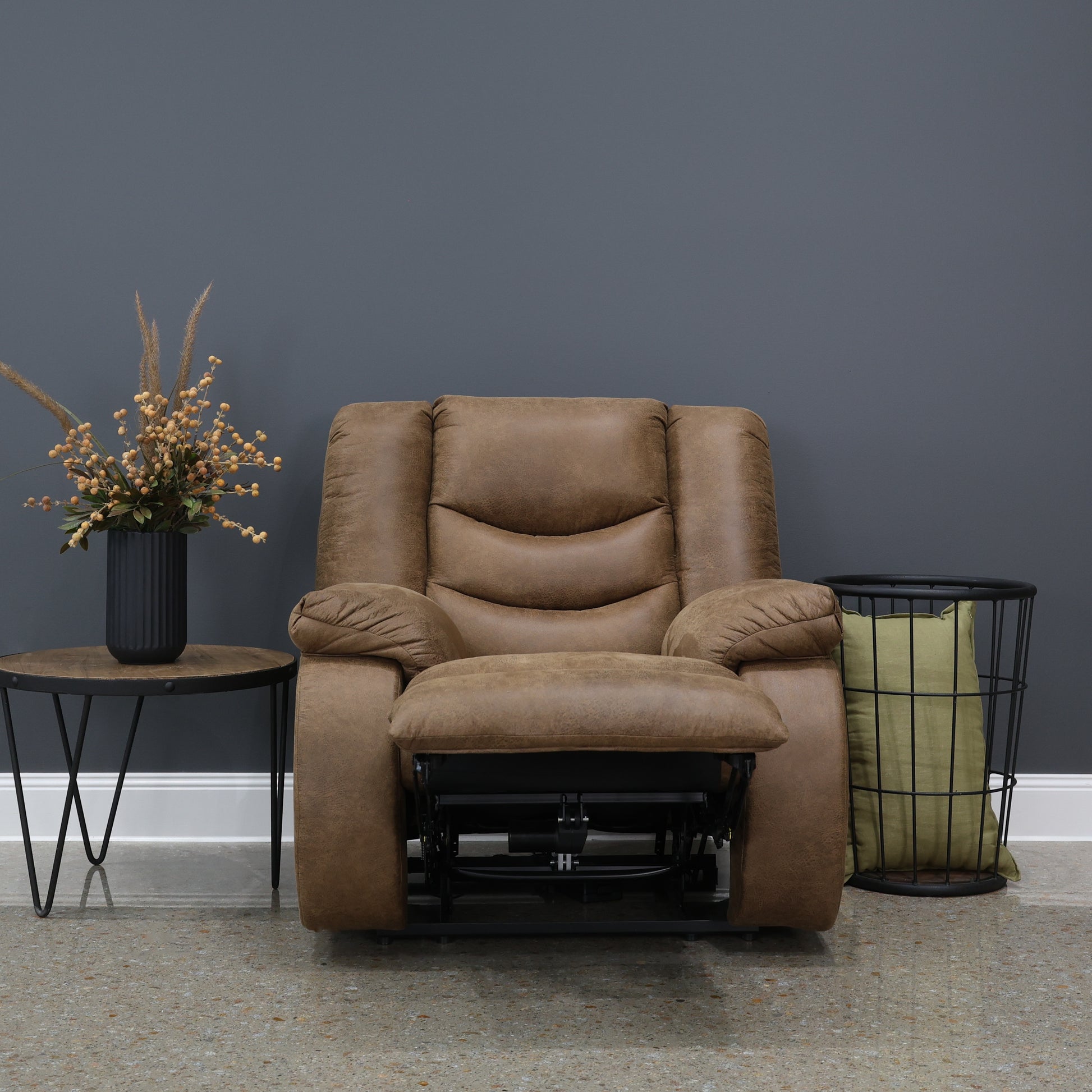 Werribee Electric Recliner - Tan