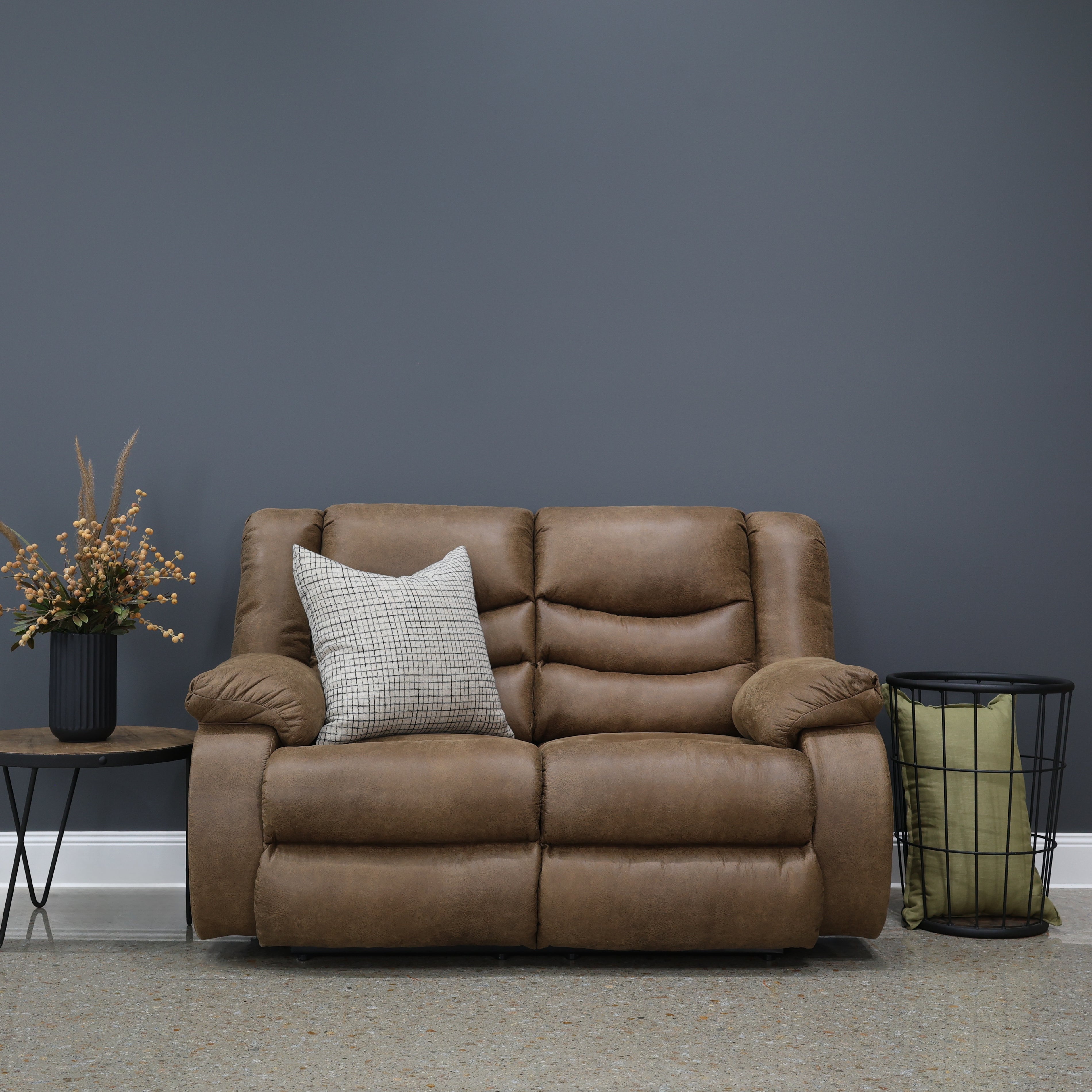Werribee Electric Reclining Loveseat - Tan