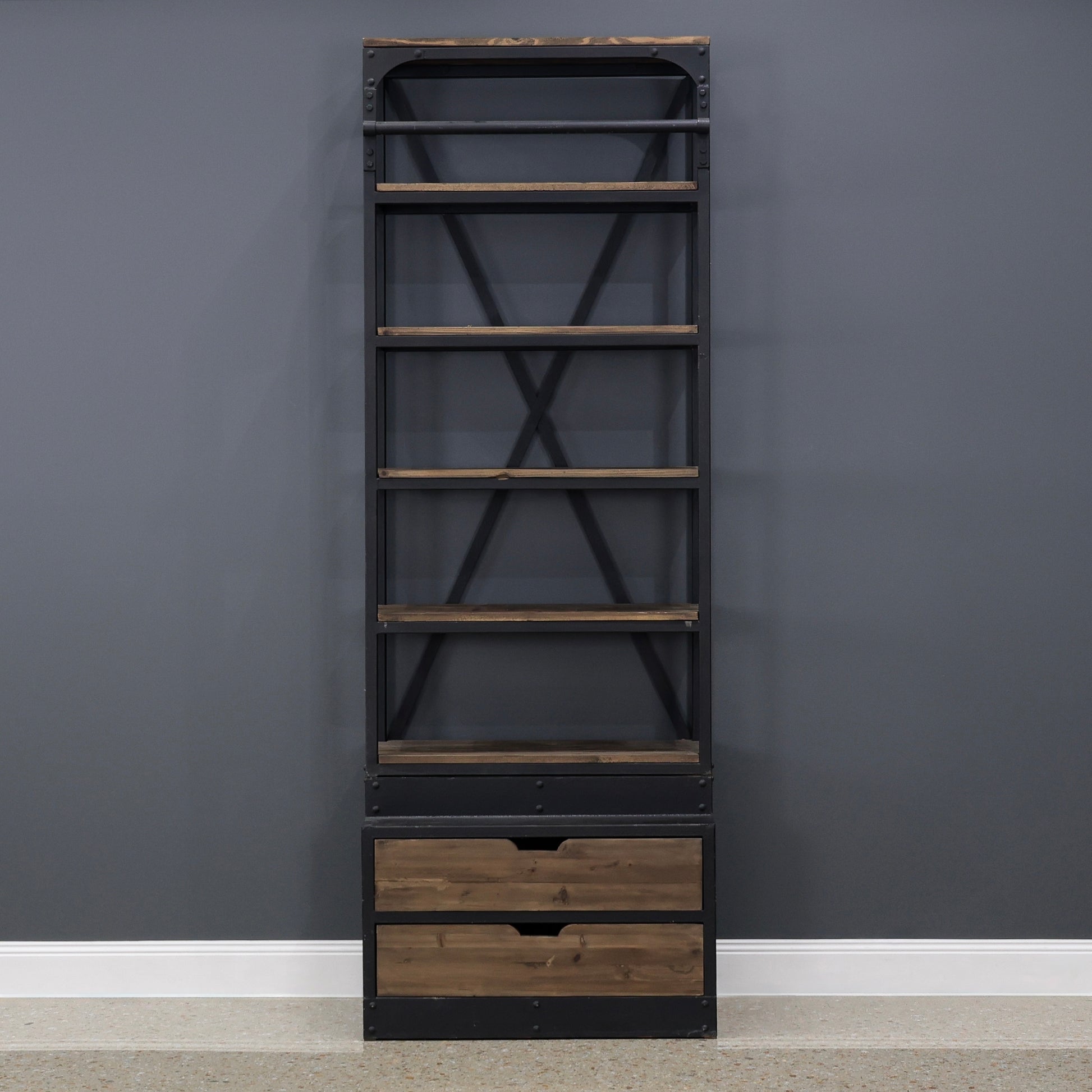 Oxley Bookcase w/ Ladder - Small