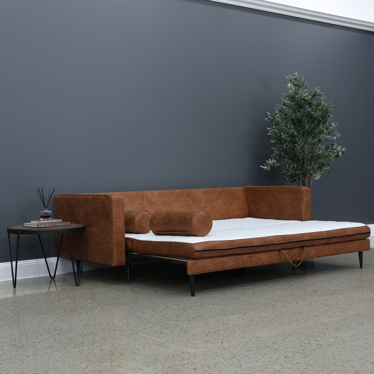 Memphis Folding Sofa Bed- Highland Buff