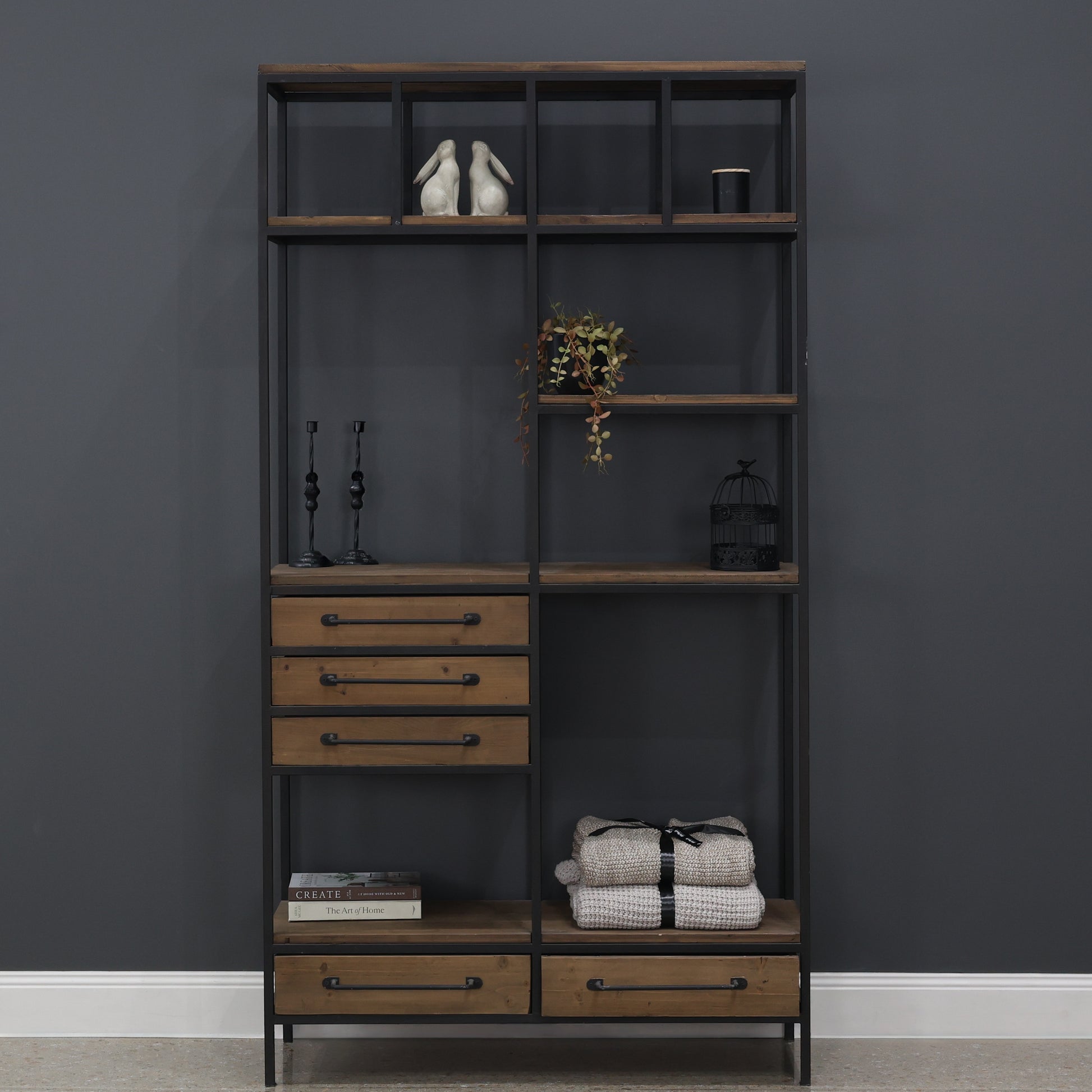 Elliot Bookcase w/ Staggered Shelves