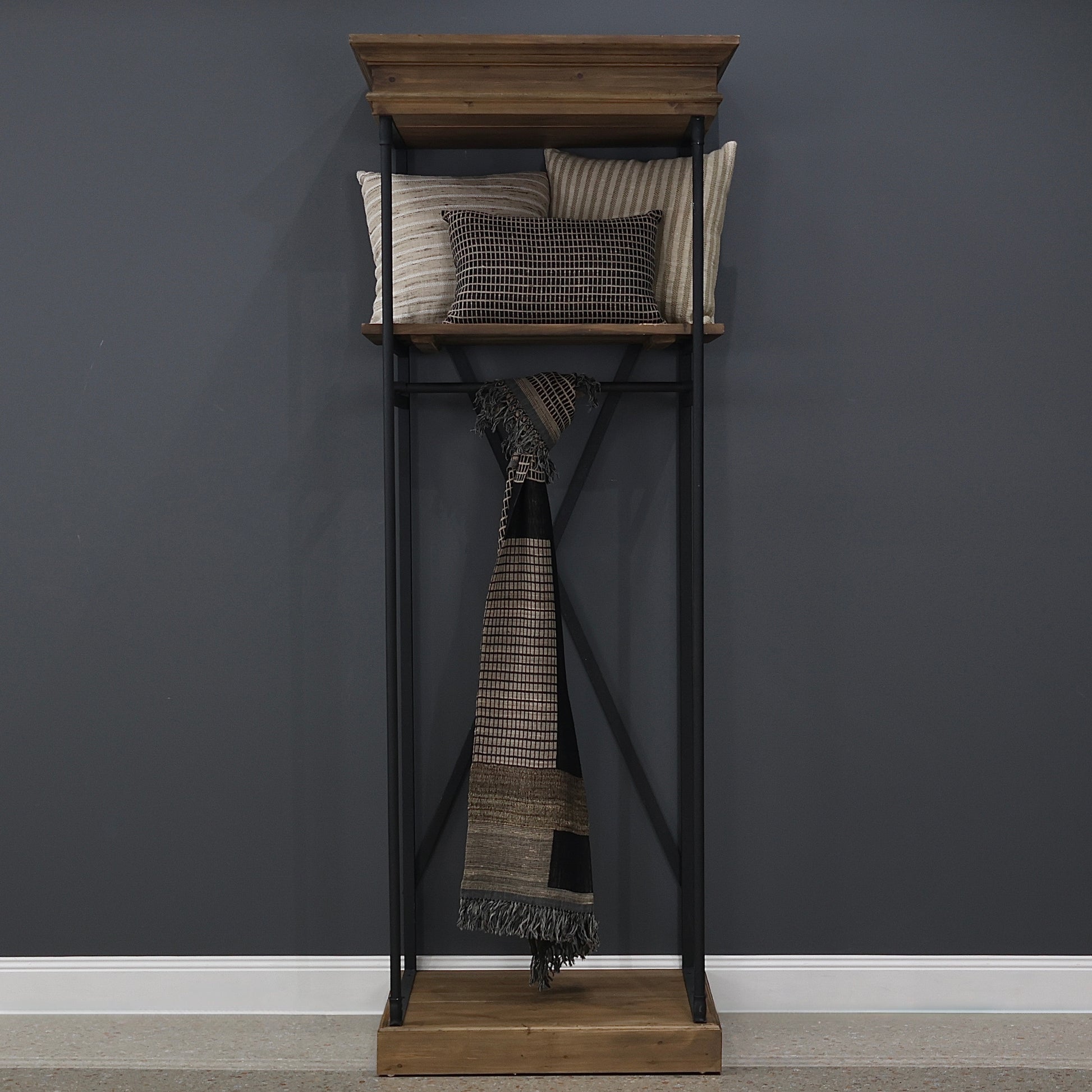 Linen Display Bookcase - Small w/Rail