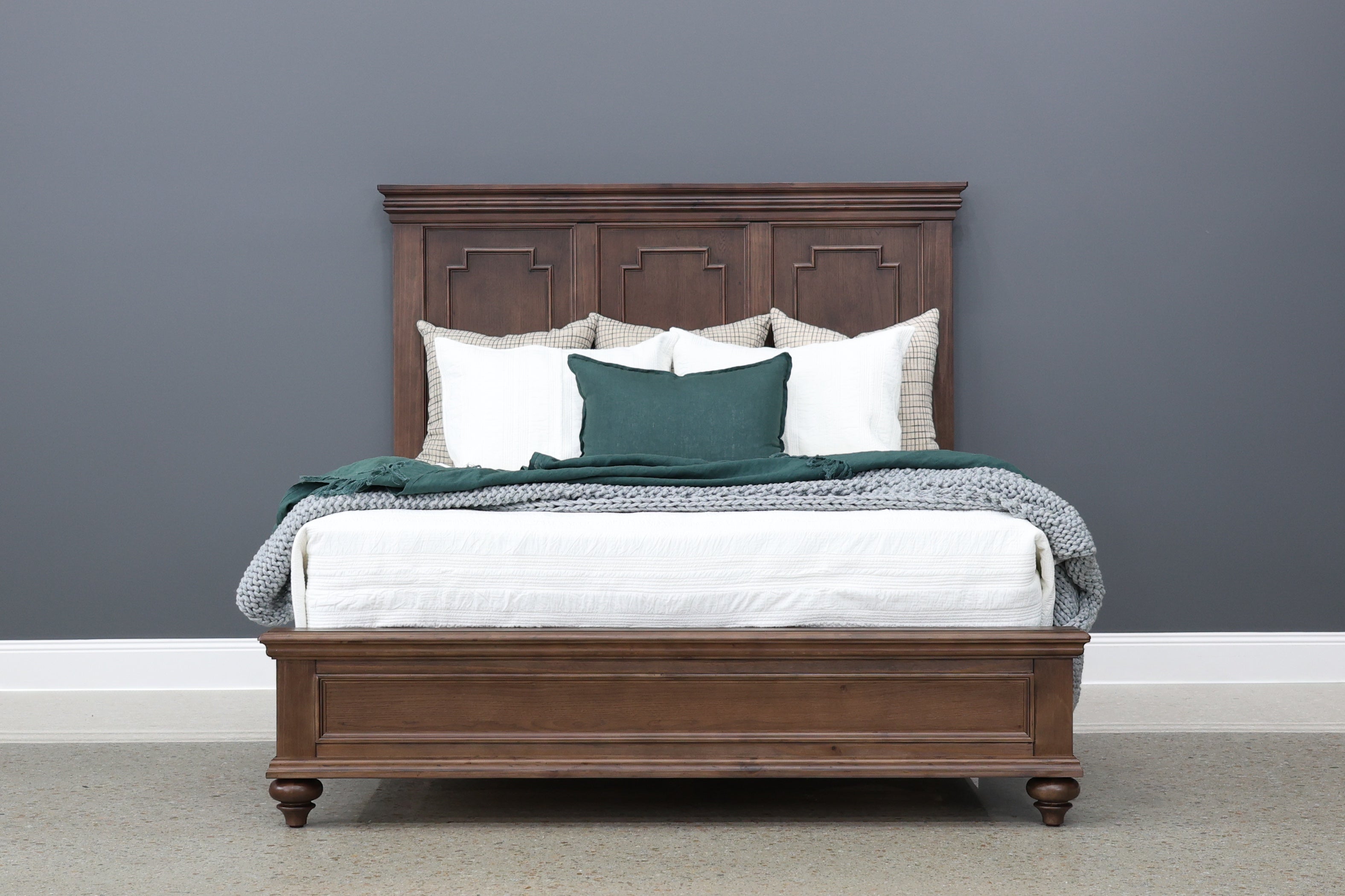 Melton Bed - Dark Auburn