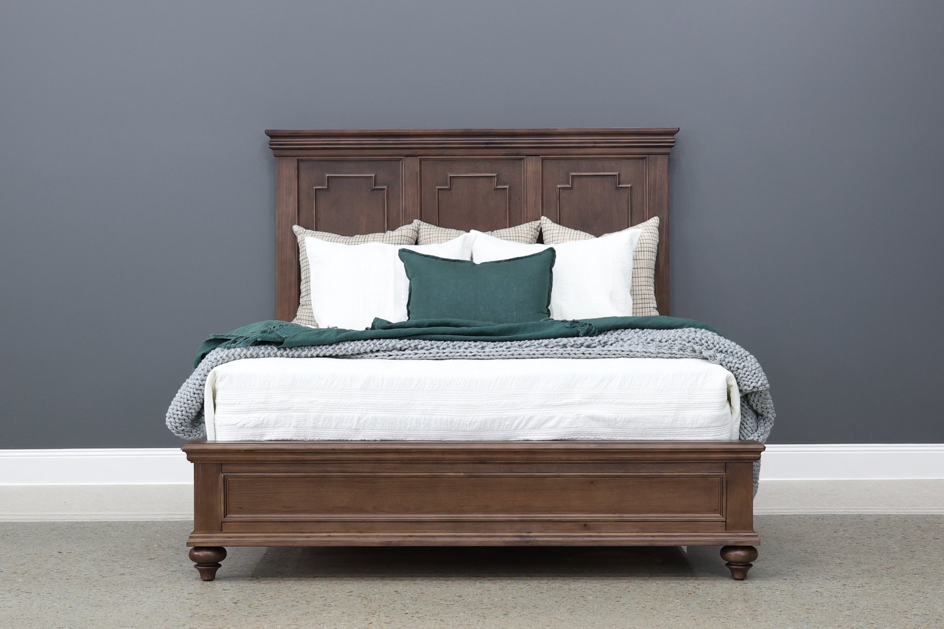 Melton Bed - Dark Auburn
