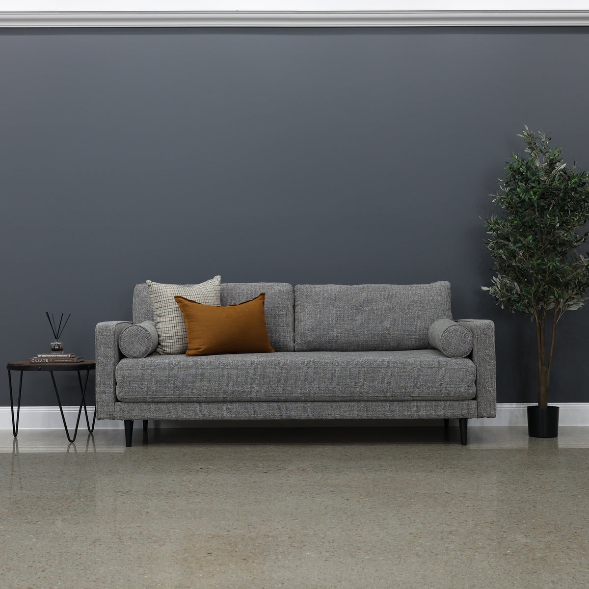 Memphis Folding Sofa Bed- Charcoal