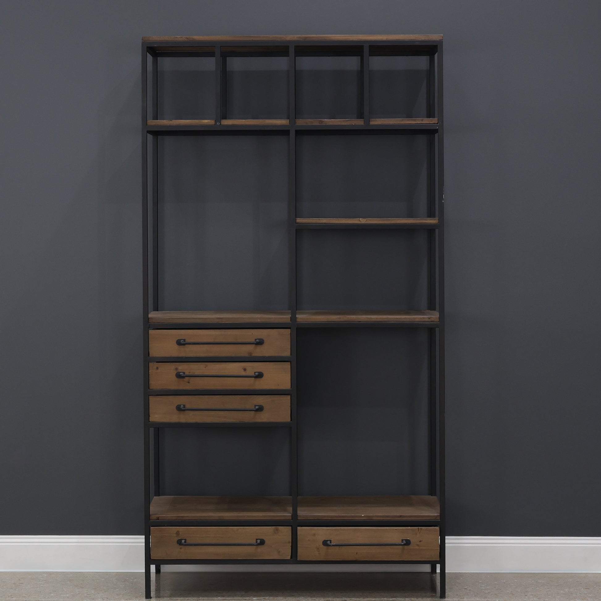 Elliot Bookcase w/ Staggered Shelves