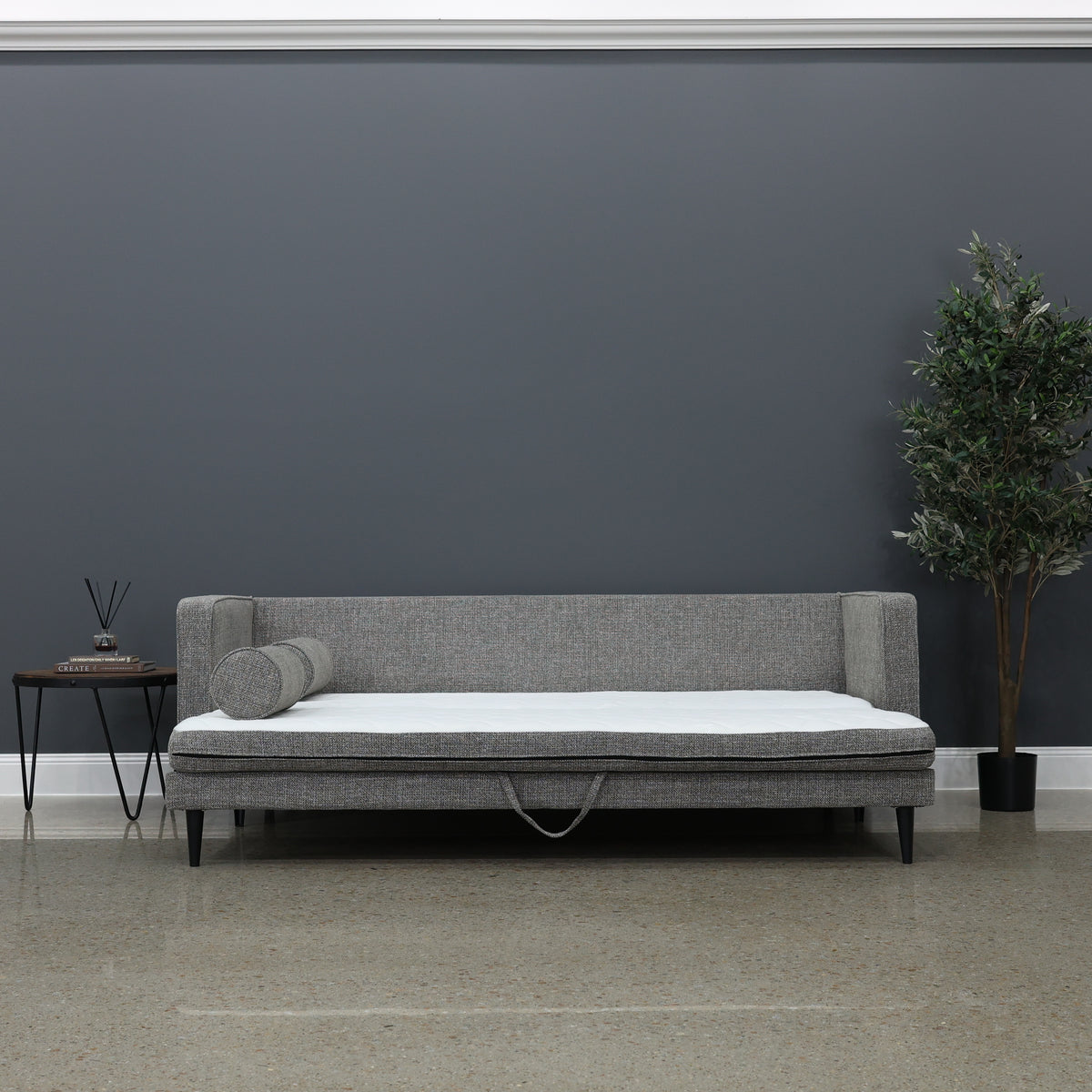 Memphis Folding Sofa Bed- Charcoal