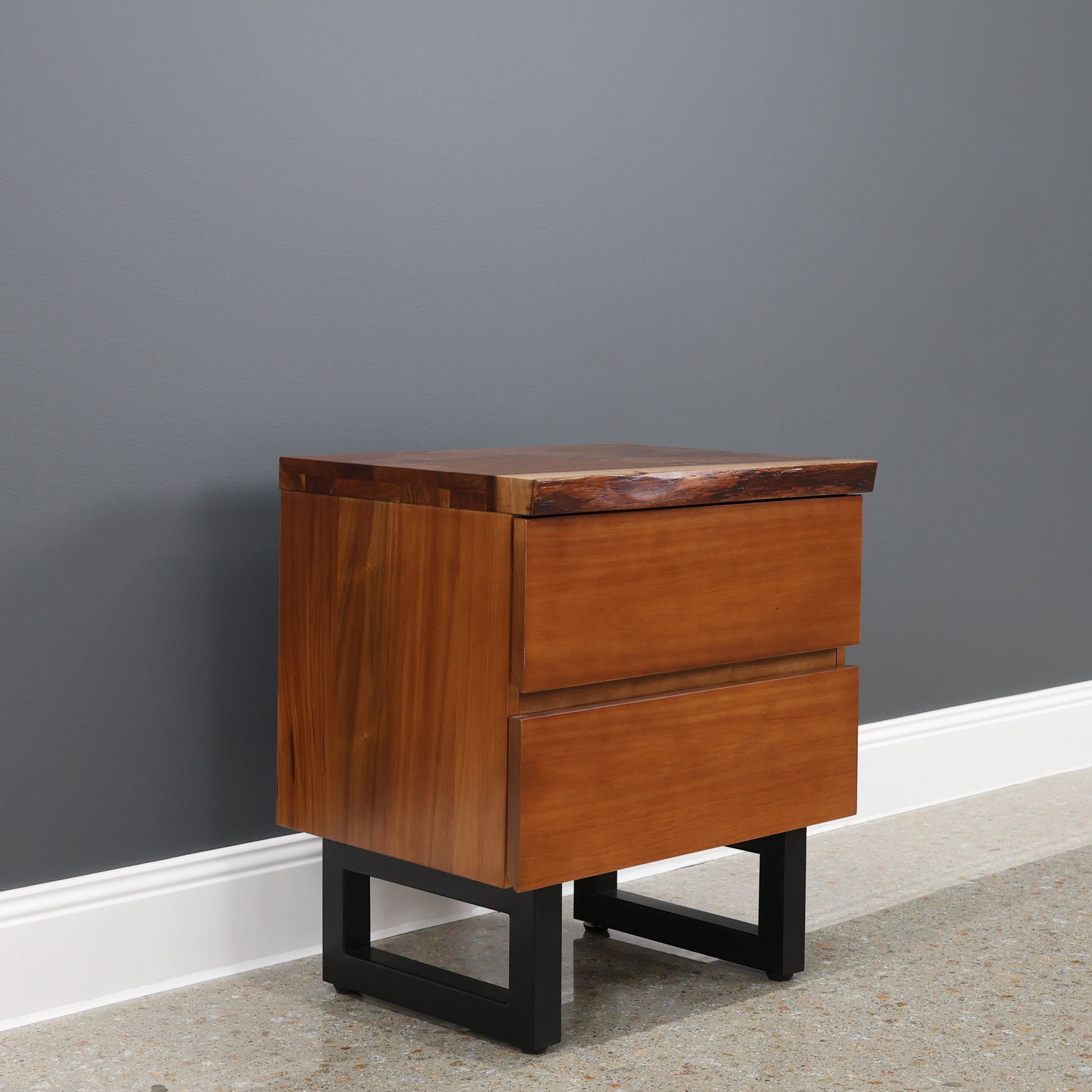 Dark Valley Bedside Table