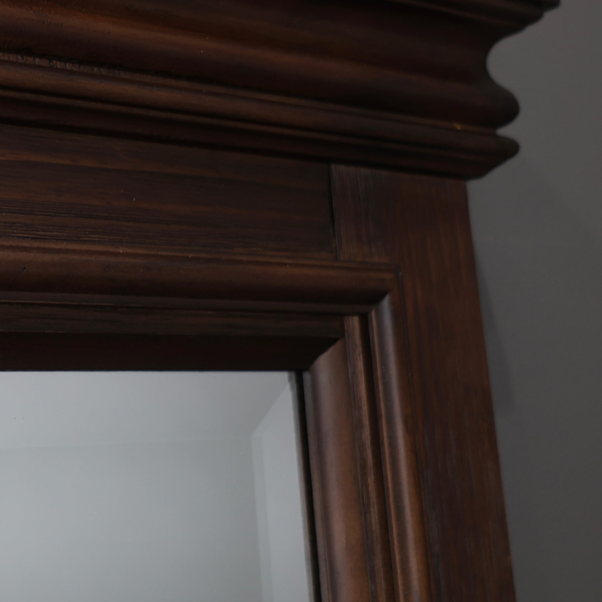 Melton Dark Auburn Dresser Mirror