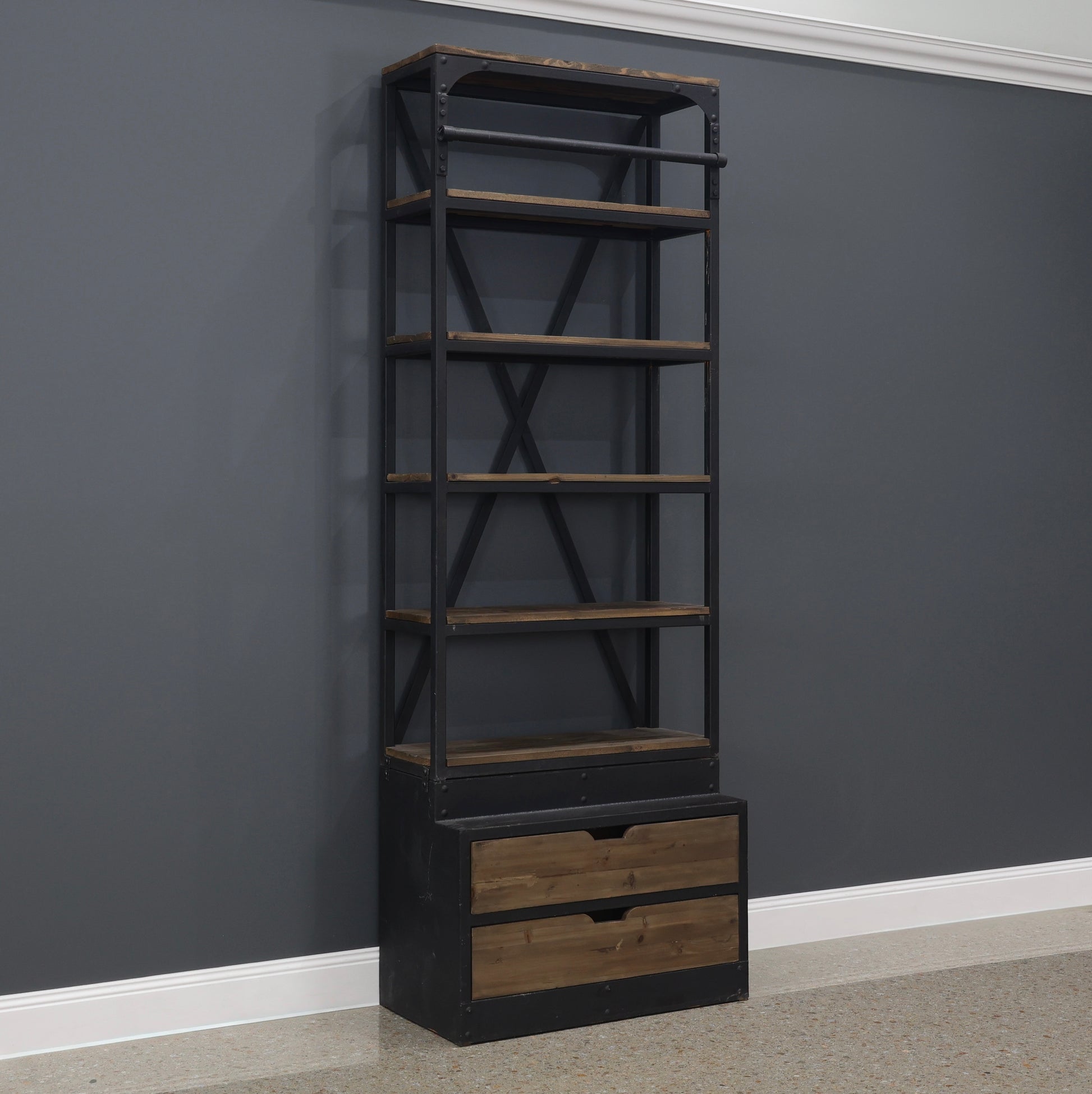 Oxley Bookcase w/ Ladder - Small