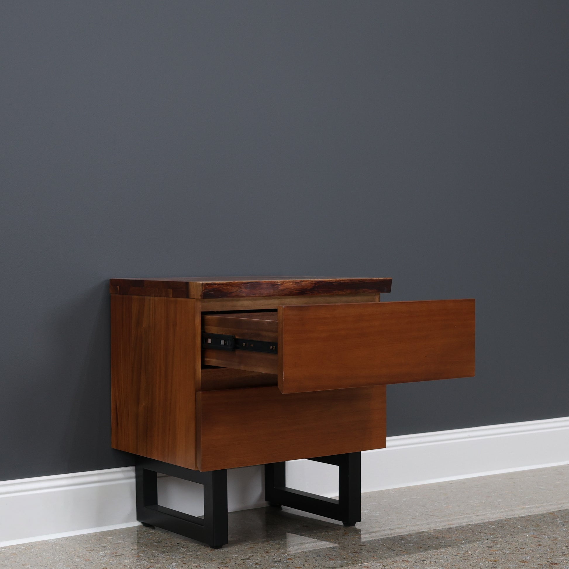 Dark Valley Bedside Table