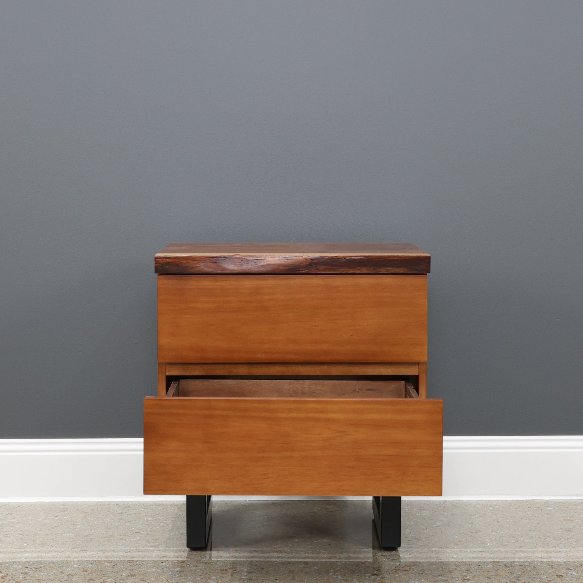 Dark Valley Bedside Table