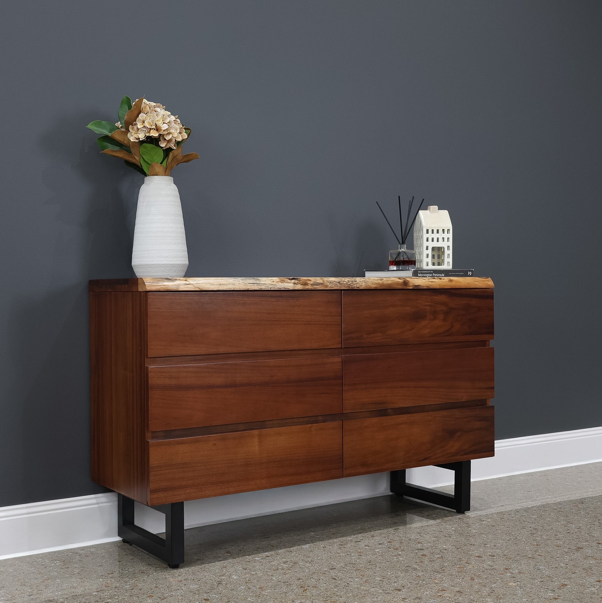 Dark Valley Dresser 6 Drawers